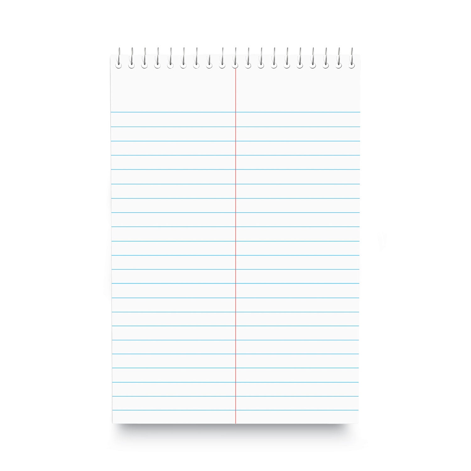 Steno Pads, Gregg Rule, Red Cover, 80 White 6 x 9 Sheets