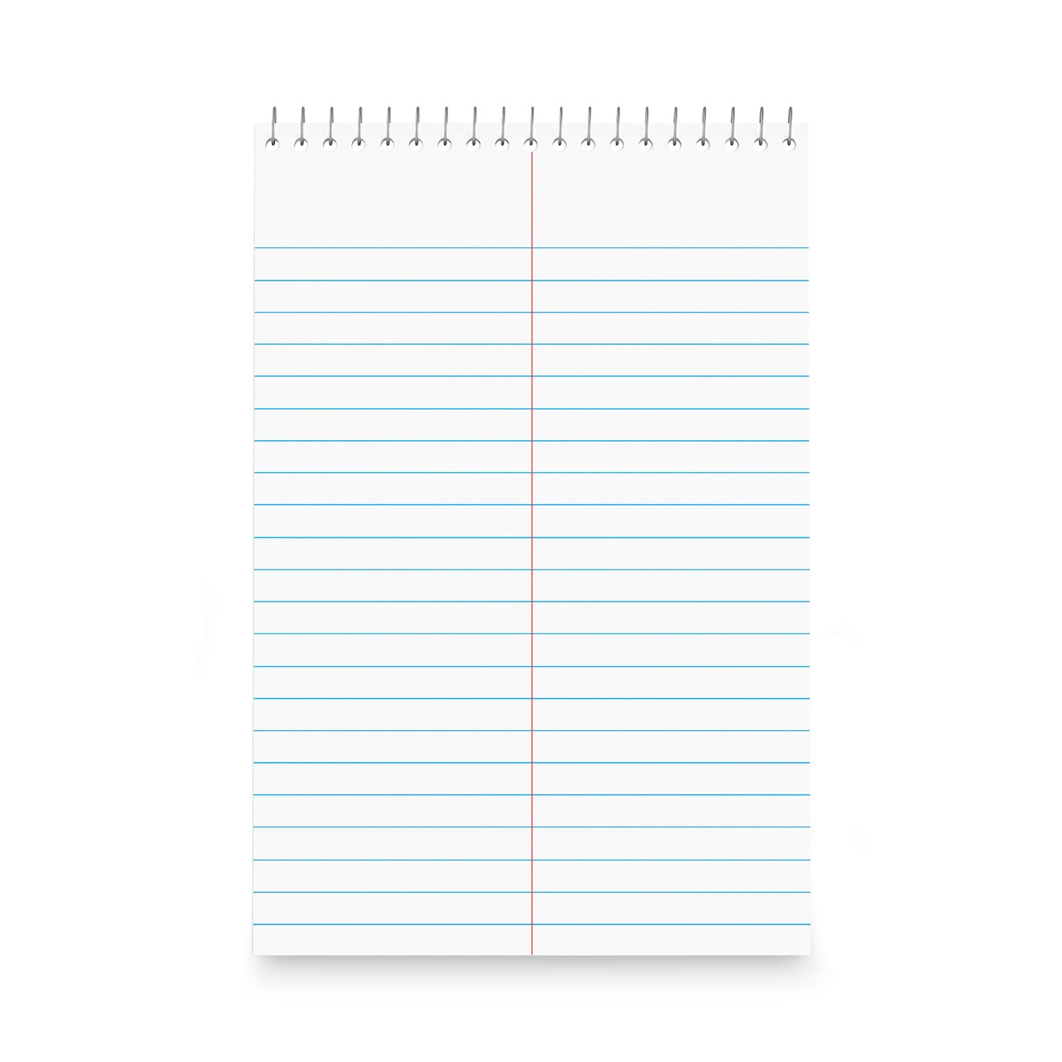 Steno Pads, Gregg Rule, Red Cover, 80 White 6 x 9 Sheets, 6/Pack