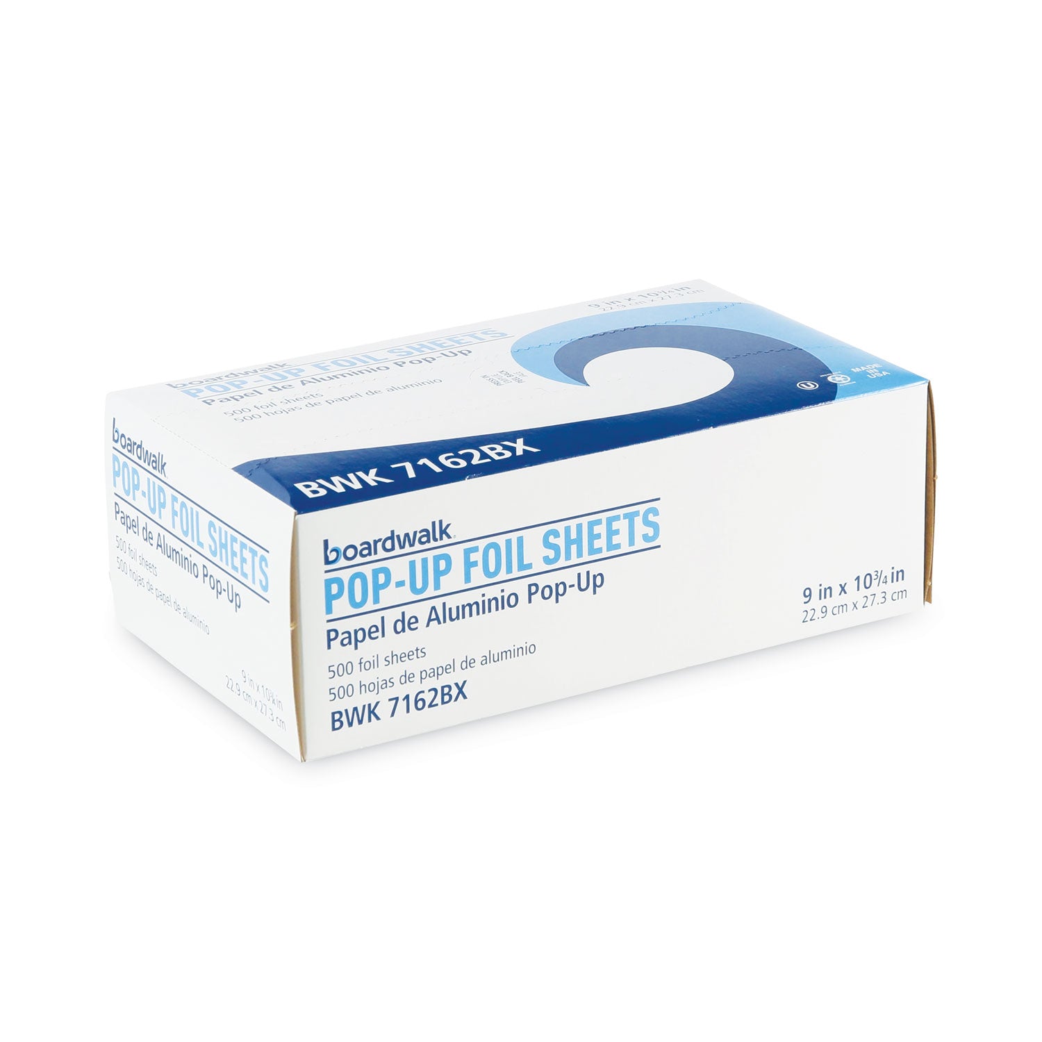 Standard Aluminum Foil Pop-Up Sheets, 63 Gauge, 9 x 10.75, 500 Sheets/Box