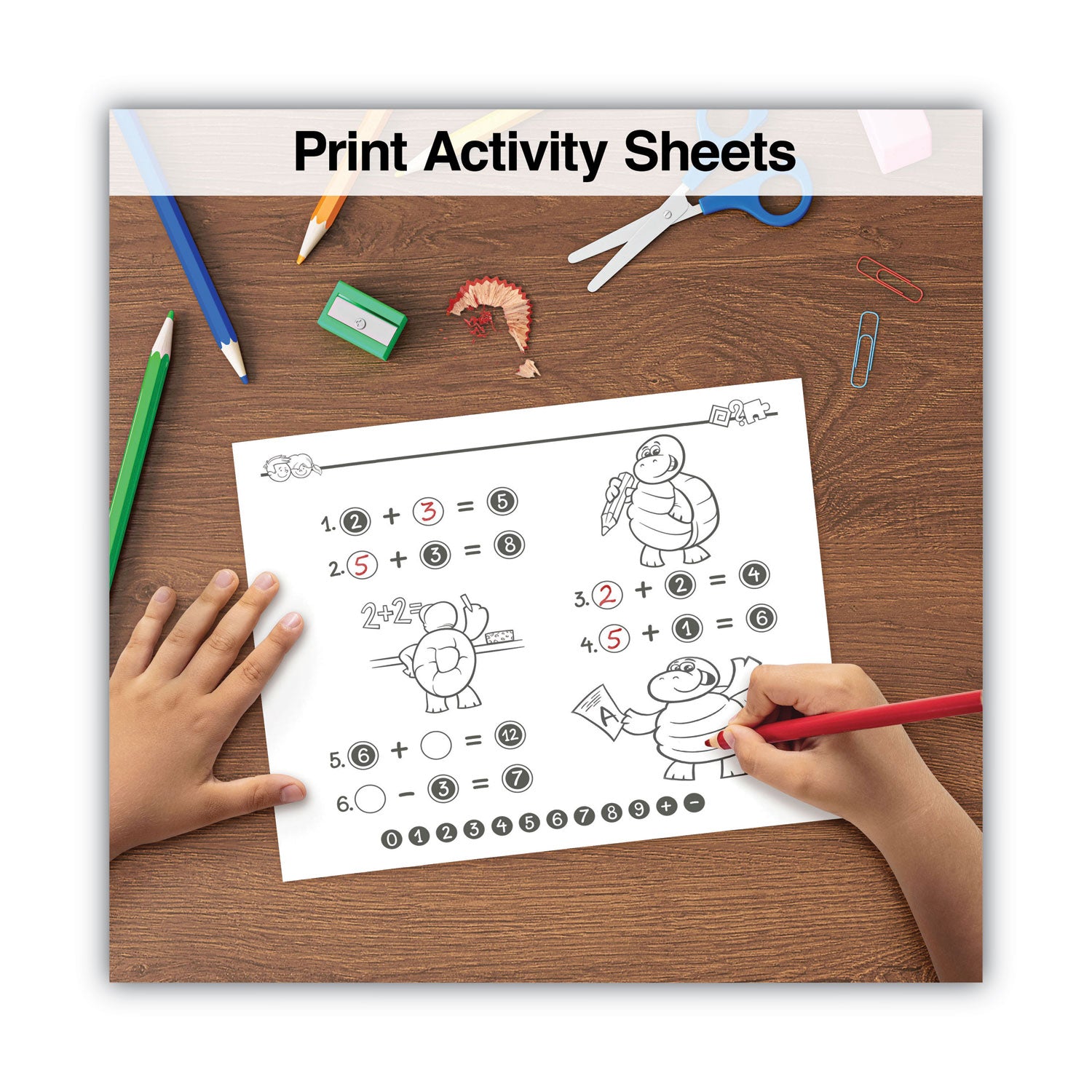 TRU RED™ Printer Paper, 92 Bright, 20 lb Bond Weight, 8.5 x 11, 500 Sheets/Ream, 10 Reams/Carton