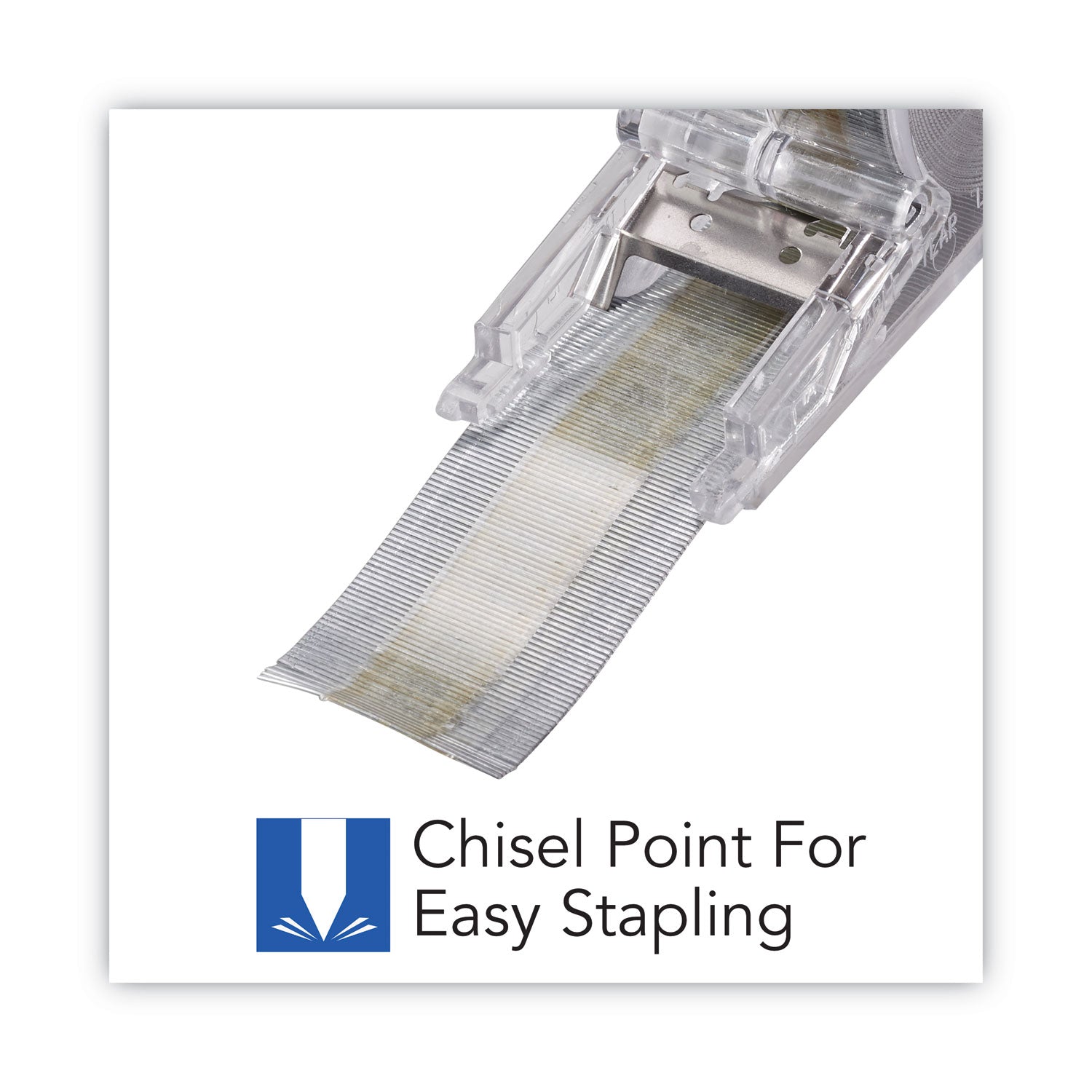 Swingline® Cartridge Staples, 0.25" Leg, 0.5" Crown, Steel, 5,000/box