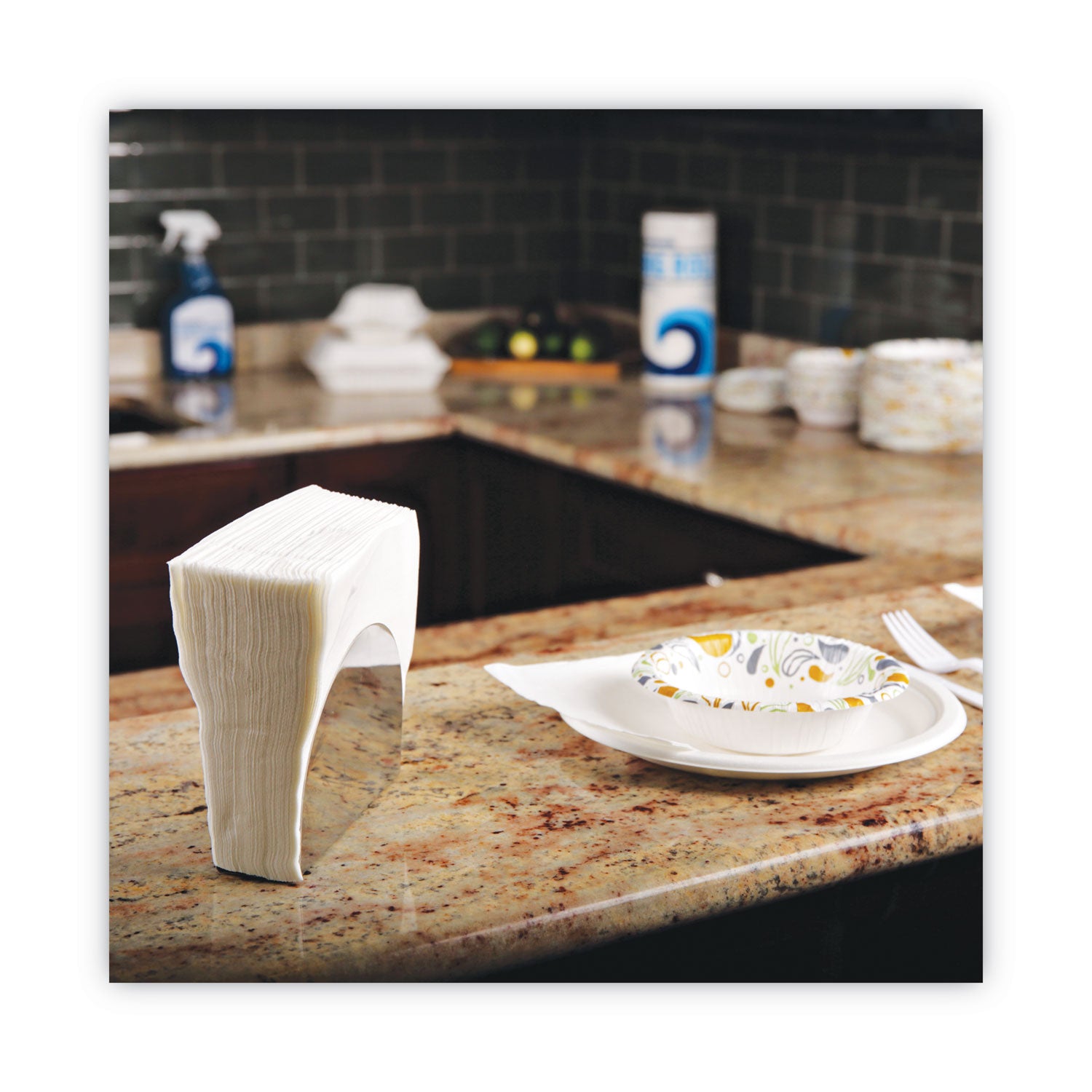 Boardwalk® 1/4-Fold Lunch Napkins, 1-Ply, 11.8" x 11.2", White, 6,000/Carton