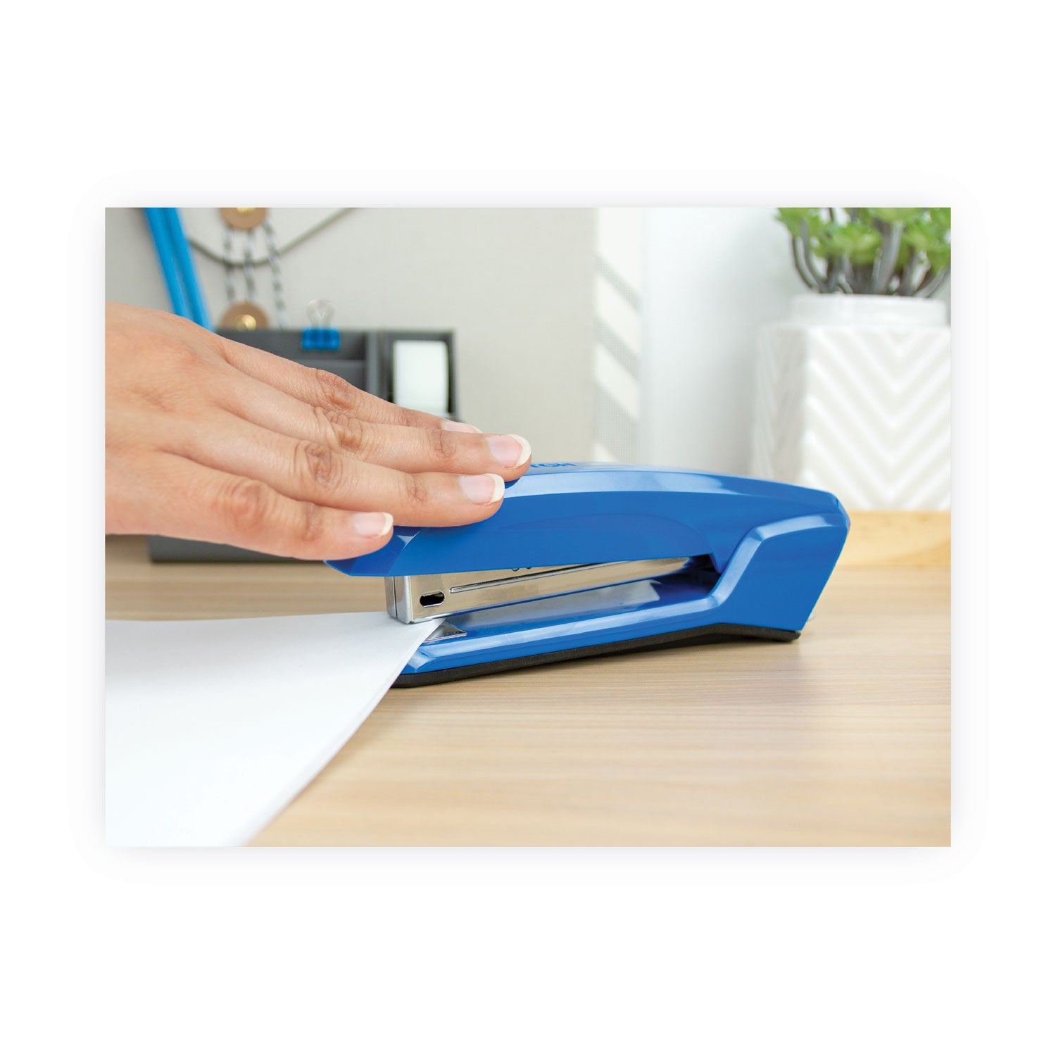 Bostitch® Ascend Stapler, 20-Sheet Capacity, Ice Blue