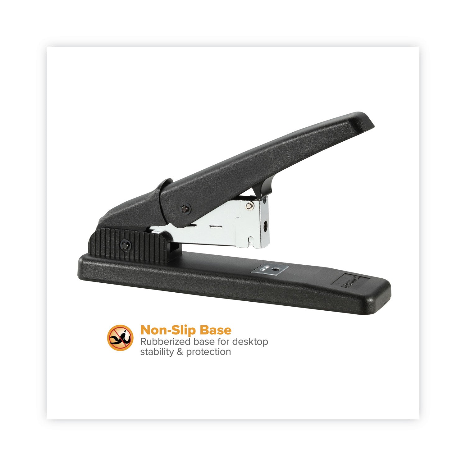 Bostitch® Stanley Nojam Desktop Heavy-Duty Stapler, 60-Sheet Capacity, Black