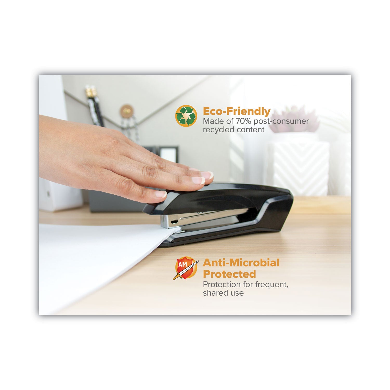 Bostitch® Ascend Stapler, 20-Sheet Capacity, Black