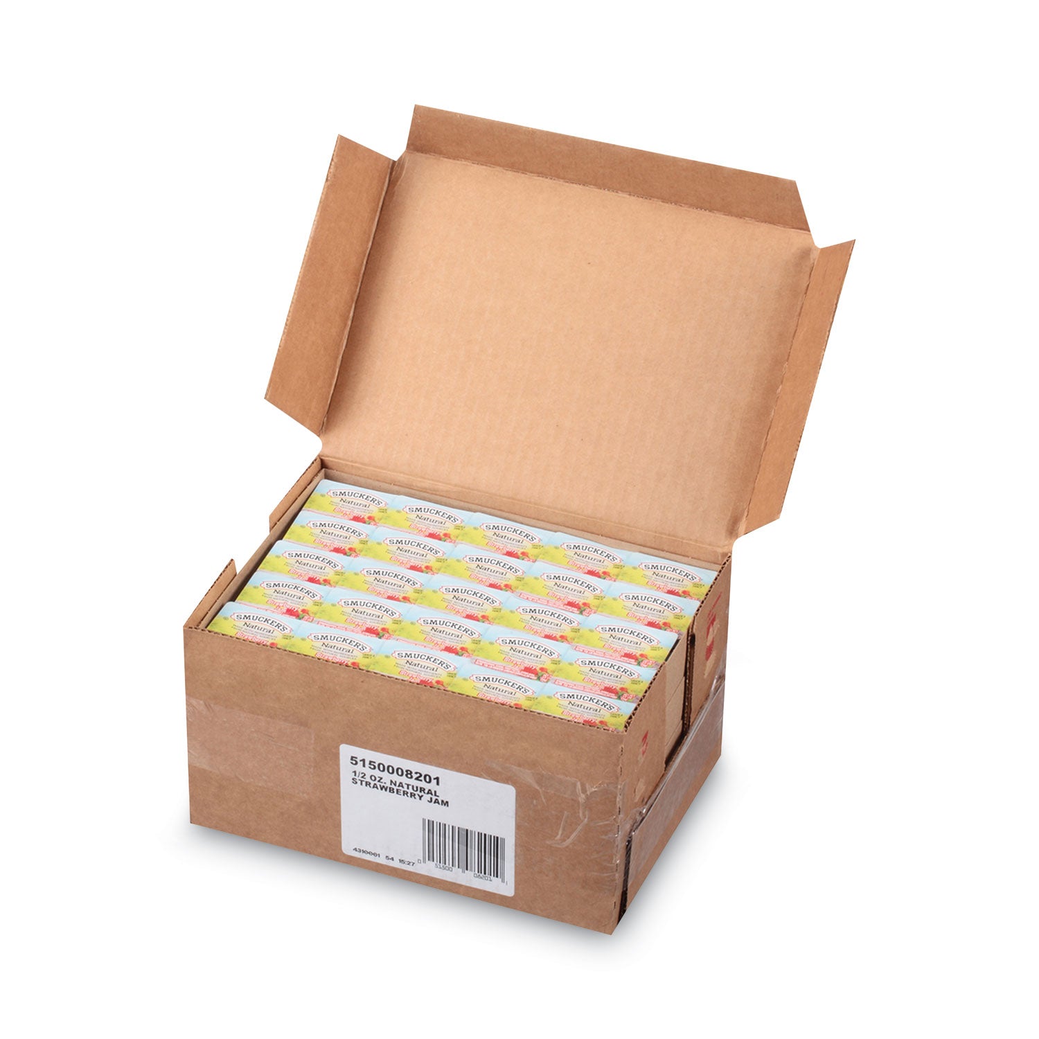 Smucker's® Smuckers 1/2 Ounce Natural Jam, 0.5 Oz Container, Strawberry, 200/carton