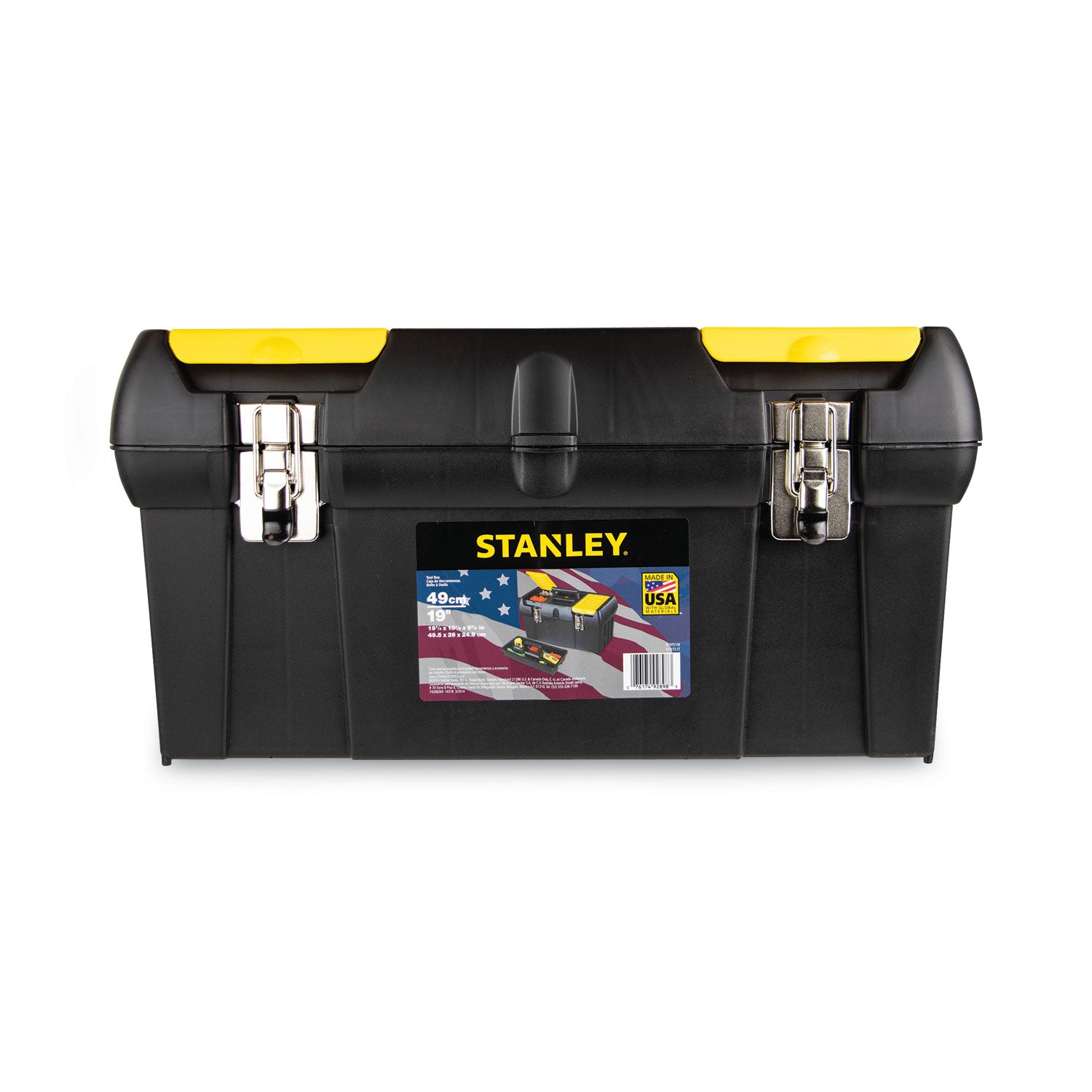 Stanley® Series 2000 Toolbox W/tray, Two Lid Compartments