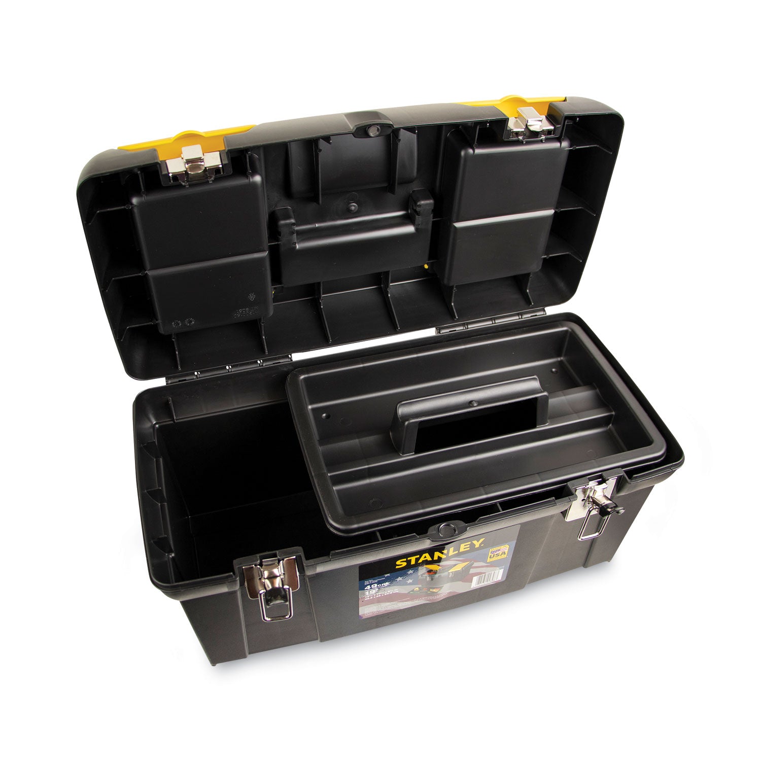 Stanley® Series 2000 Toolbox W/tray, Two Lid Compartments