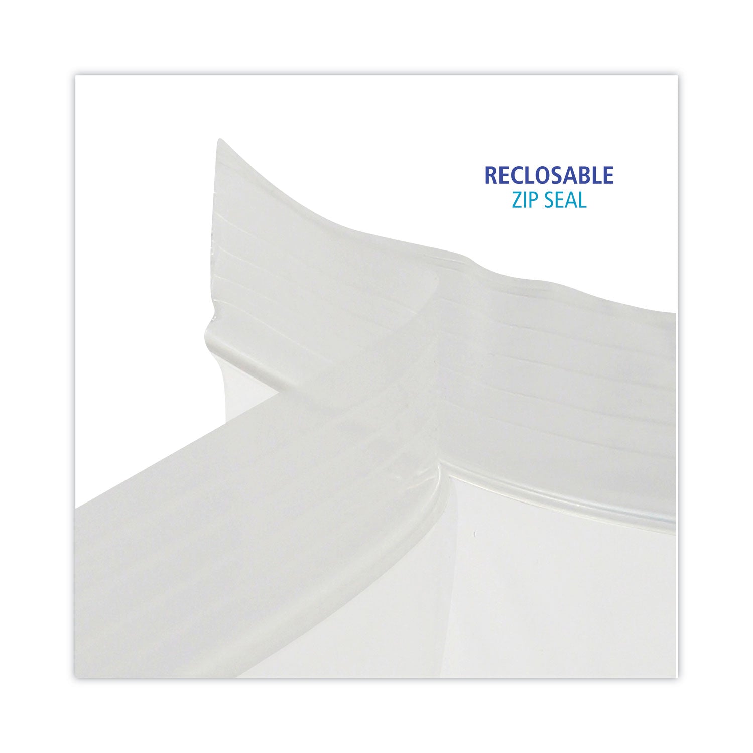Boardwalk® Reclosable Food Storage Bags, Gallon, 10.5" x 11", Clear, 250/Box