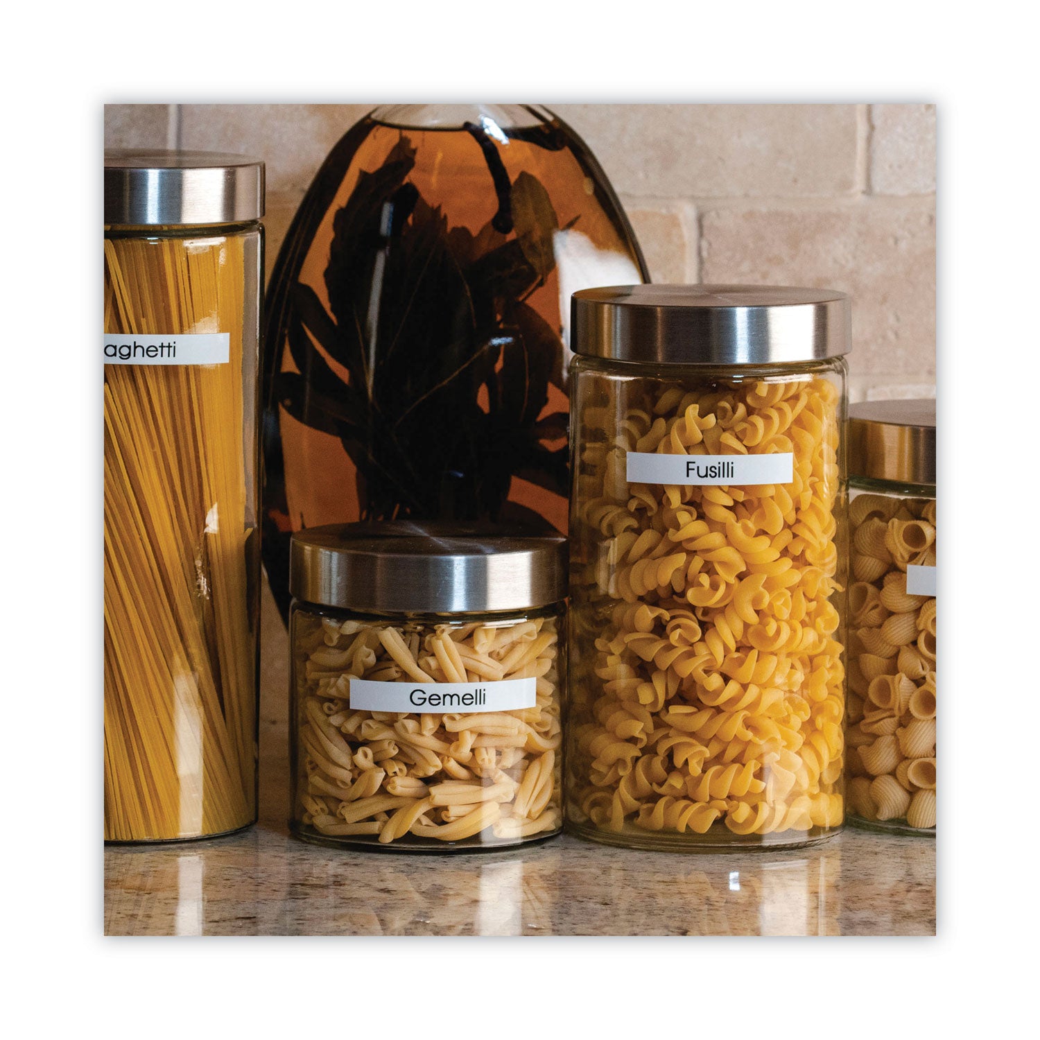 Brother P-Touch® Tc Tape Cartridges For P-Touch Labelers, 0.5" X 25.2 Ft, Black On White, 2/pack