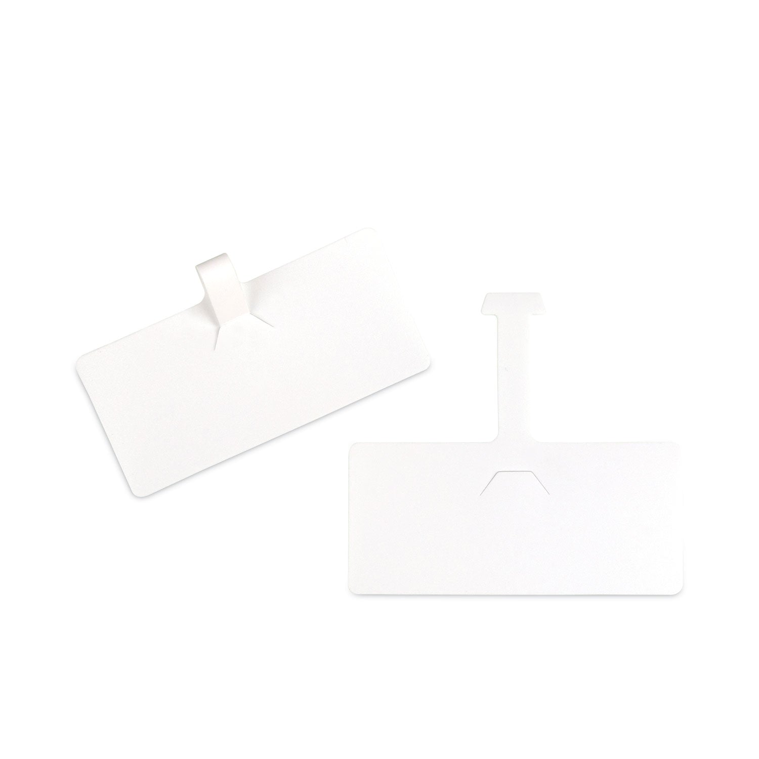 C-Line® Wire Rack Shelf Tag, Side Load, 3.5 X 1.5, White, 10/pack