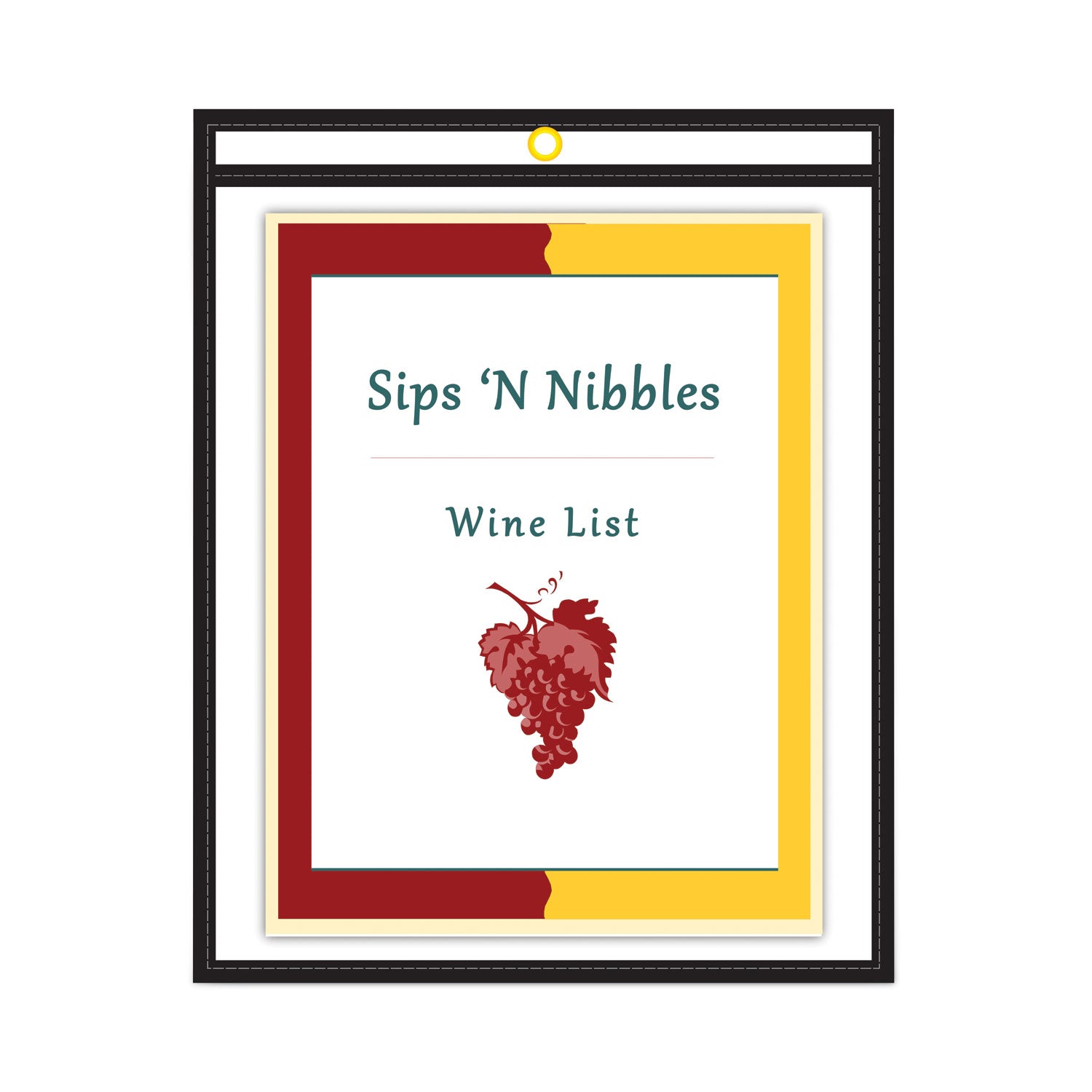 C-Line® Shop Ticket Holders, Stitched, Both Sides Clear, 75 Sheets, 9 X 12, 25/box