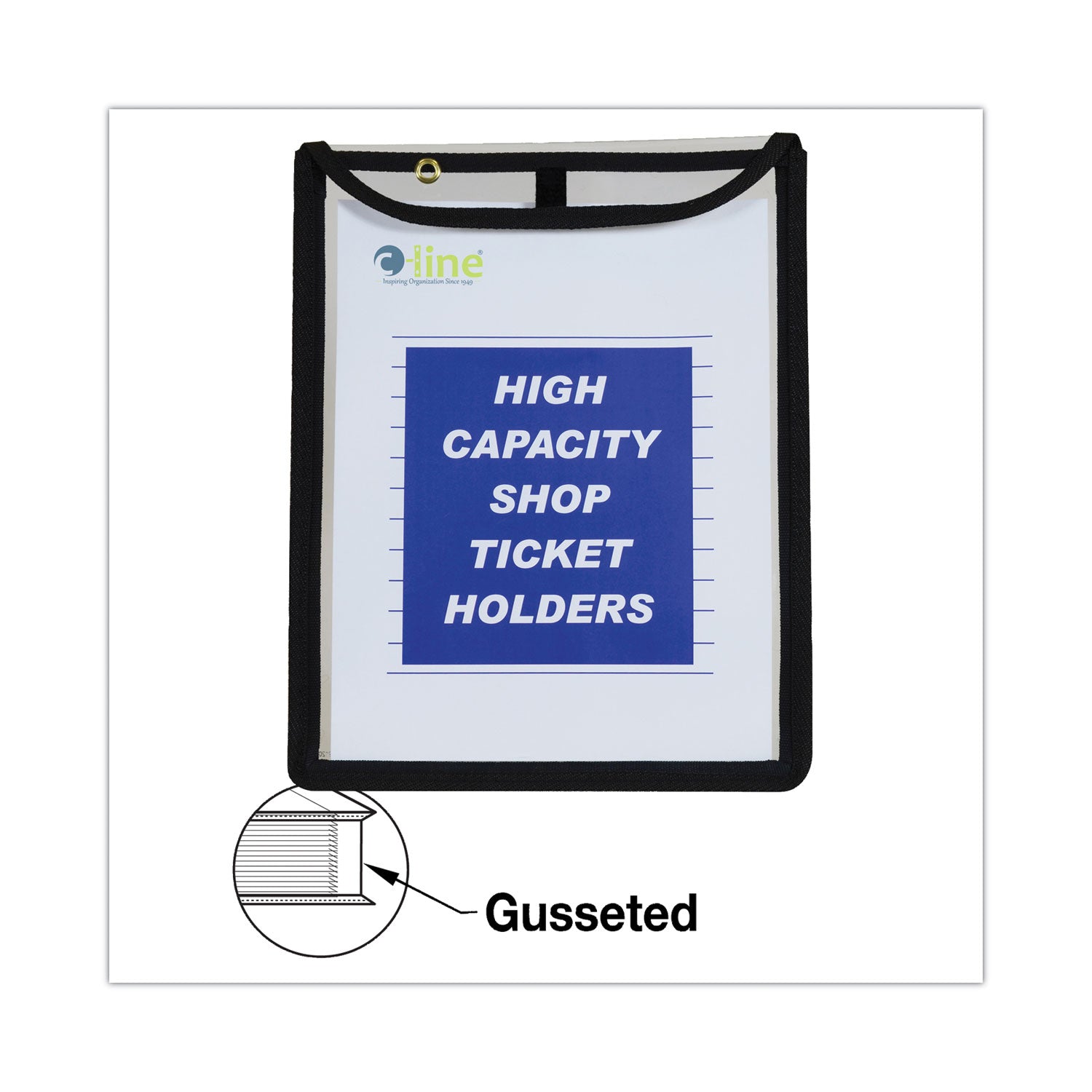 C-Line® High Capacity, Shop Ticket Holders, Stitched, 150 Sheets, 9 X 12 X 1, 15/box