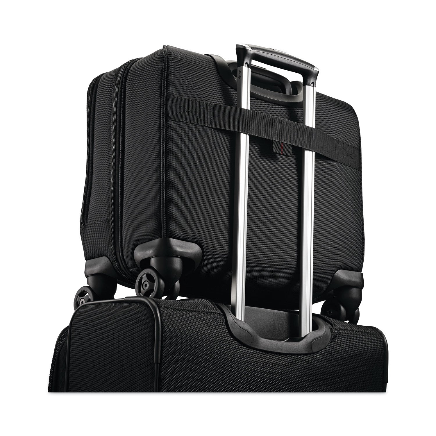 Samsonite® Xenon 3 Spinner Mobile Office, Fits Devices Up to 15.6", Ballistic Polyester, 13.25 x 7.25 x 16.25, Black