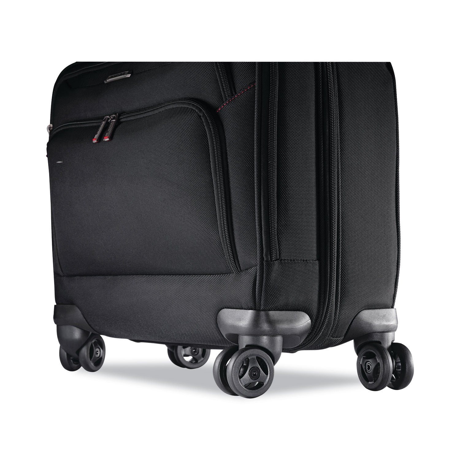 Samsonite® Xenon 3 Spinner Mobile Office, Fits Devices Up to 15.6", Ballistic Polyester, 13.25 x 7.25 x 16.25, Black