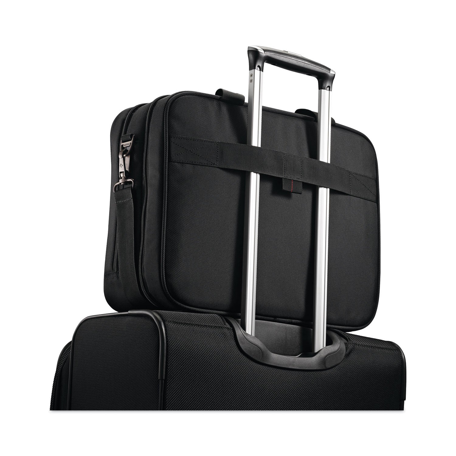 Samsonite® Xenon 3 Toploader Briefcase, Fits Devices Up to 15.6", Polyester, 16.5 x 4.75 x 12.75, Black