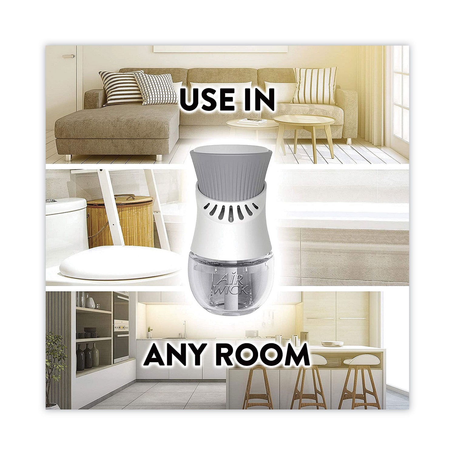 Air Wick® Scented Oil Refill, Lavender And Chamomile, 0.67 Oz, 8/carton