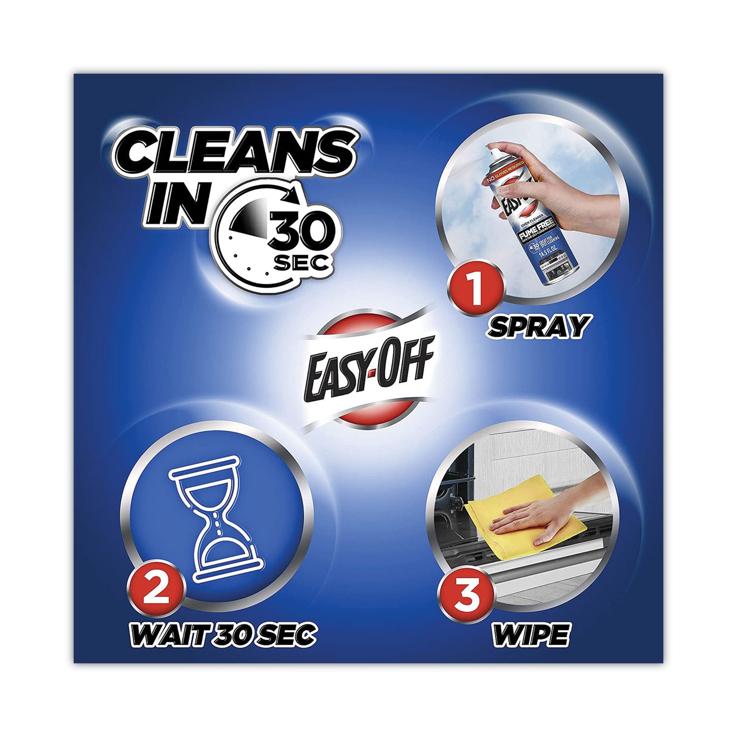 EASY-OFF® Fume-Free Oven Cleaner, Lemon Scent, 14.5 Oz Aerosol Spray