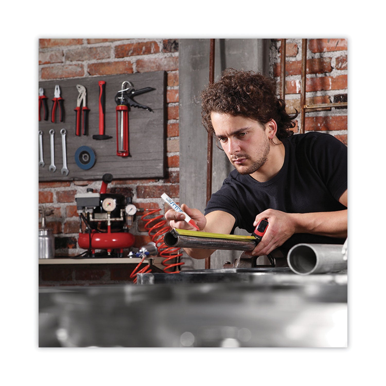 uni®-Paint Permanent Marker, Medium Bullet Tip, Red