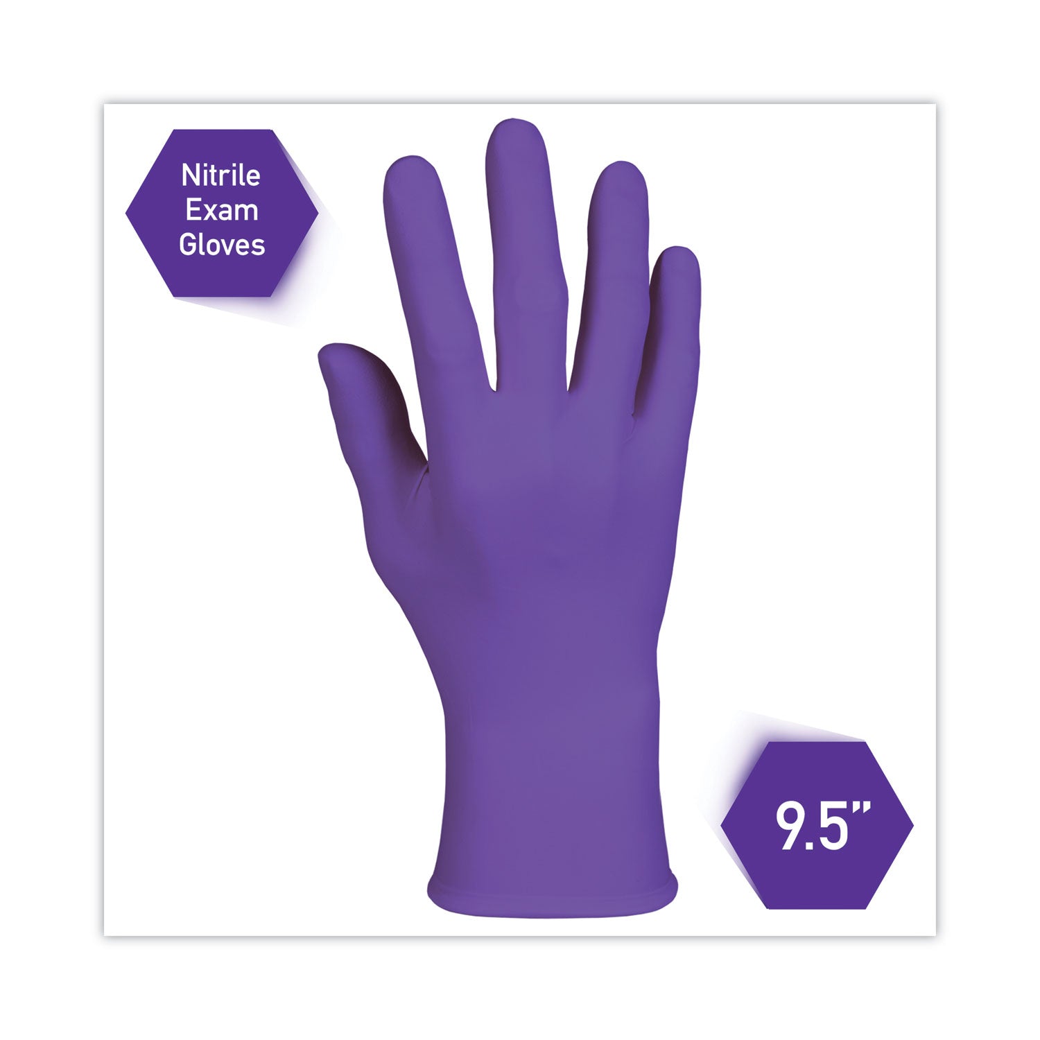 Kimtech™ PURPLE NITRILE Exam Gloves, 242 mm Length, X-Large, Purple, 90/Box