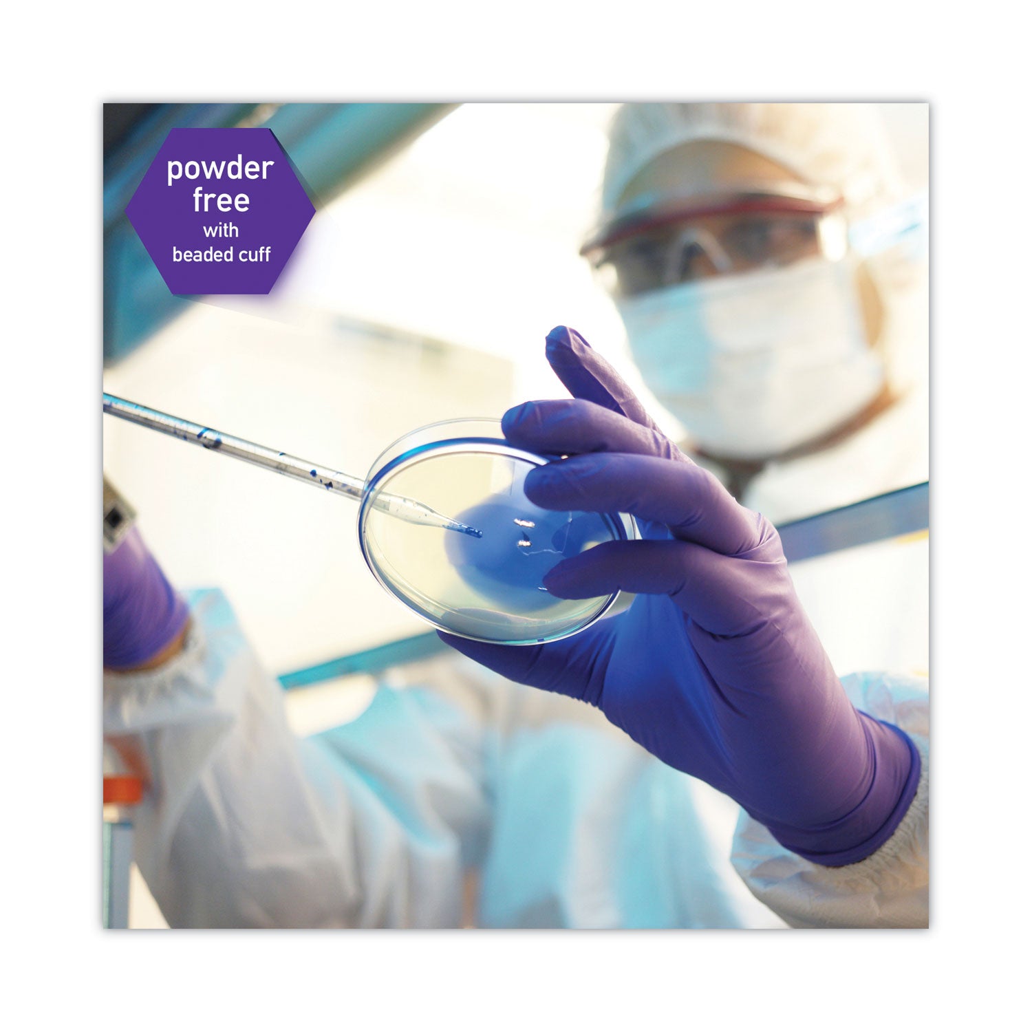 Kimtech™ PURPLE NITRILE Exam Gloves, 242 mm Length, X-Large, Purple, 90/Box
