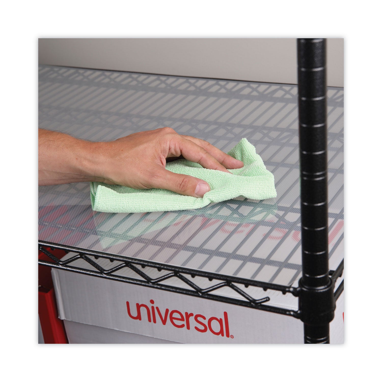 Alera® Shelf Liners For Wire Shelving, Clear Plastic, 36w X 18d, 4/pack