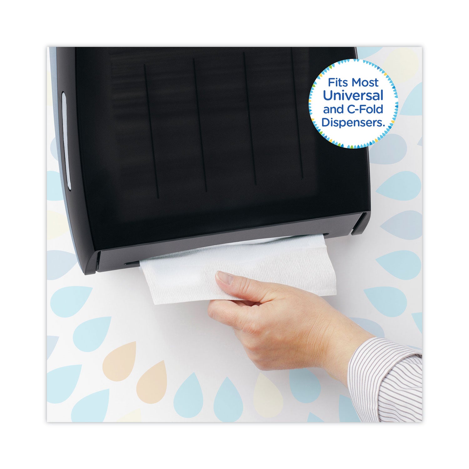 Kleenex® C-Fold Paper Towels, 1-Ply, 10.13 x 13.15, White, 150/Pack, 16 Packs/Carton