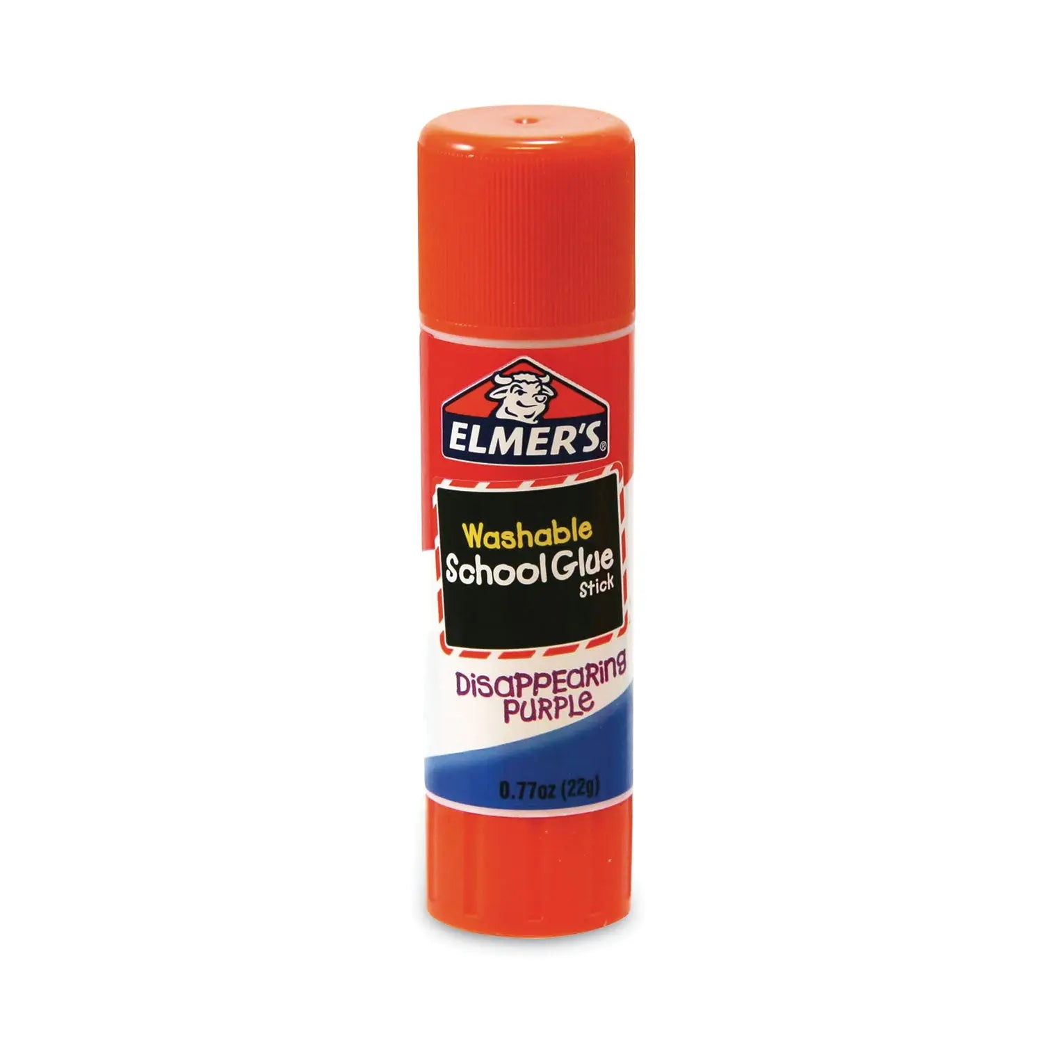 School Glue Stick, 0.77 oz, Applies Purple, Dries Clear, 6/Pack Elmer's® Flipcost