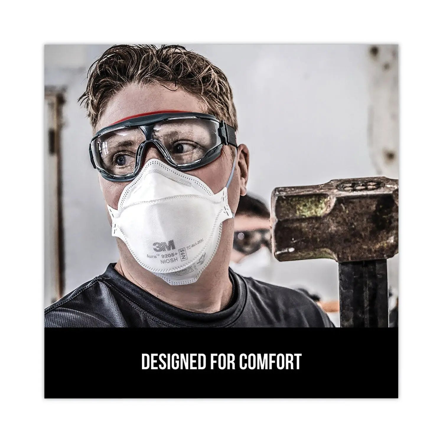 Aura Particulate Respirator 9205+, N95, One Size Fits All, 20/Pack 3M™ Flipcost