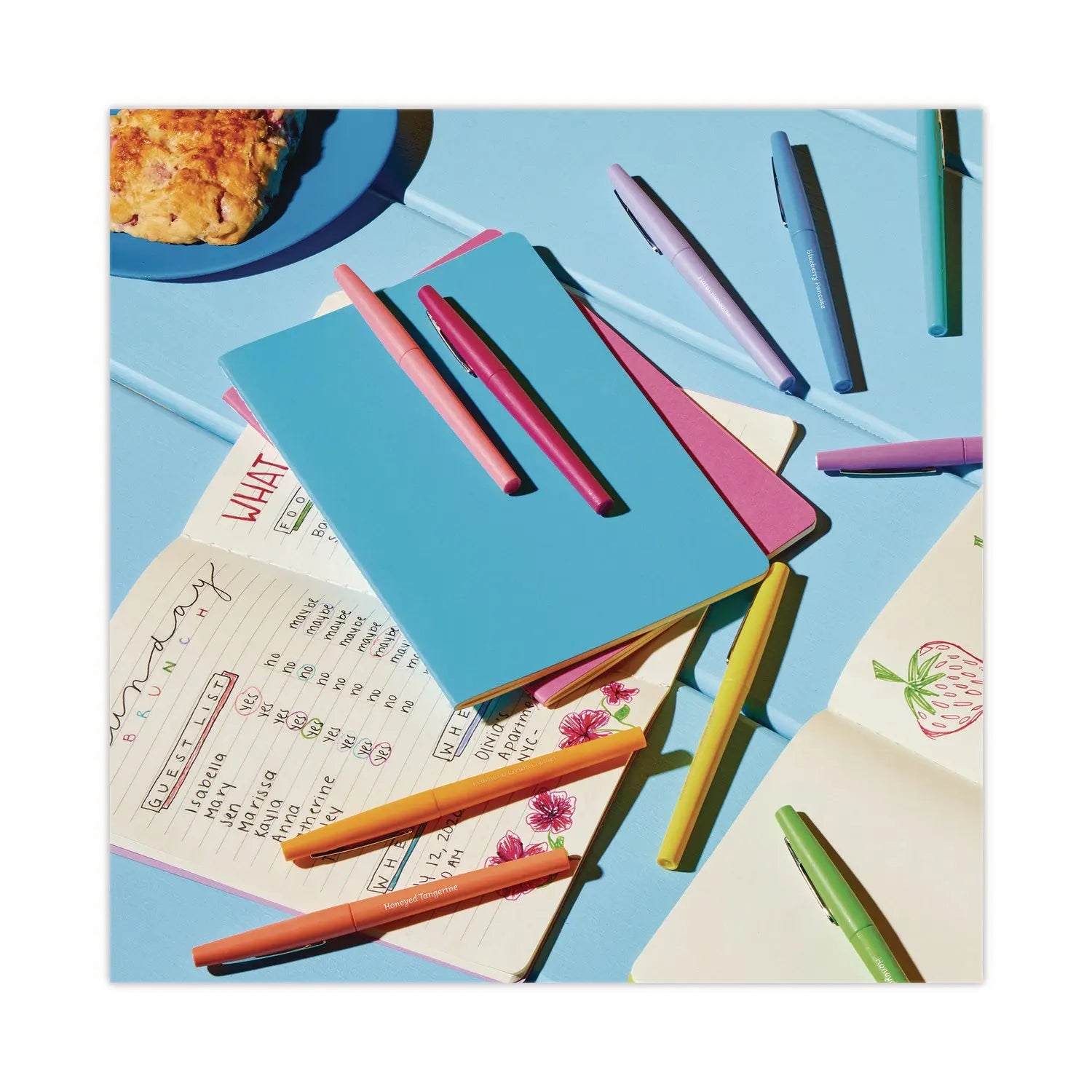 Flair Scented Felt Tip Porous Point Pen, Stick, Medium 0.7 mm, Assorted Ink and Barrel Colors, 6/Pack Paper Mate® Flipcost