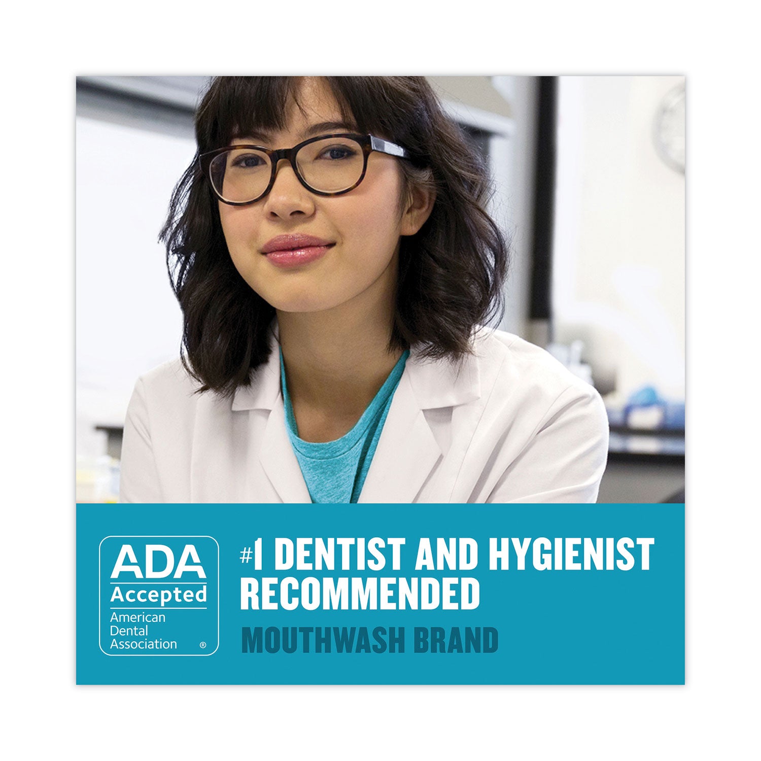 Johnson & Johnson® Listerine Cool Mint Mouthwash, 1 L Bottle