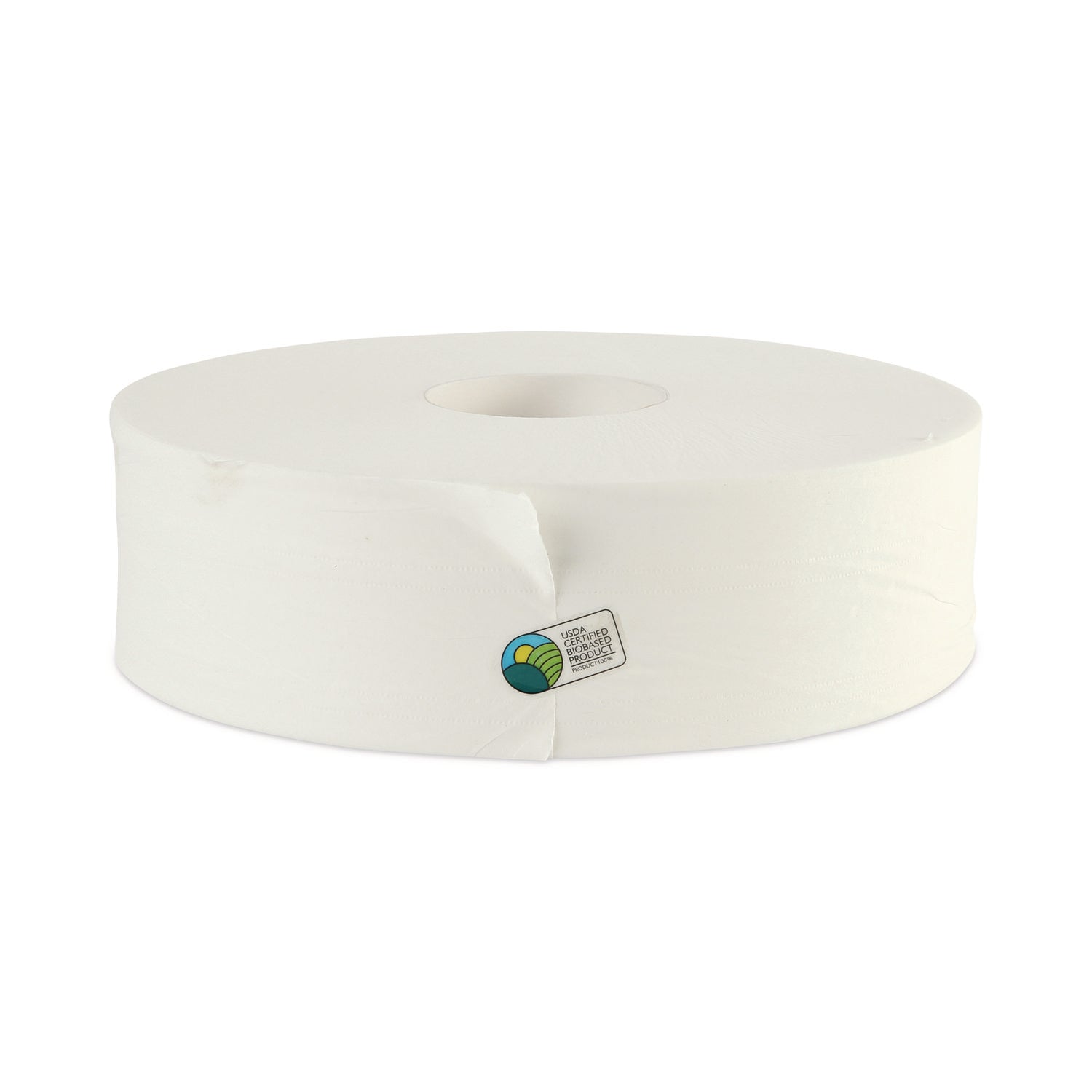 Boardwalk® JRT Bath Tissue, Jumbo, Septic Safe, 2-Ply, White, 3.5" x 2,000 ft, 12" dia, 6 Rolls/Carton