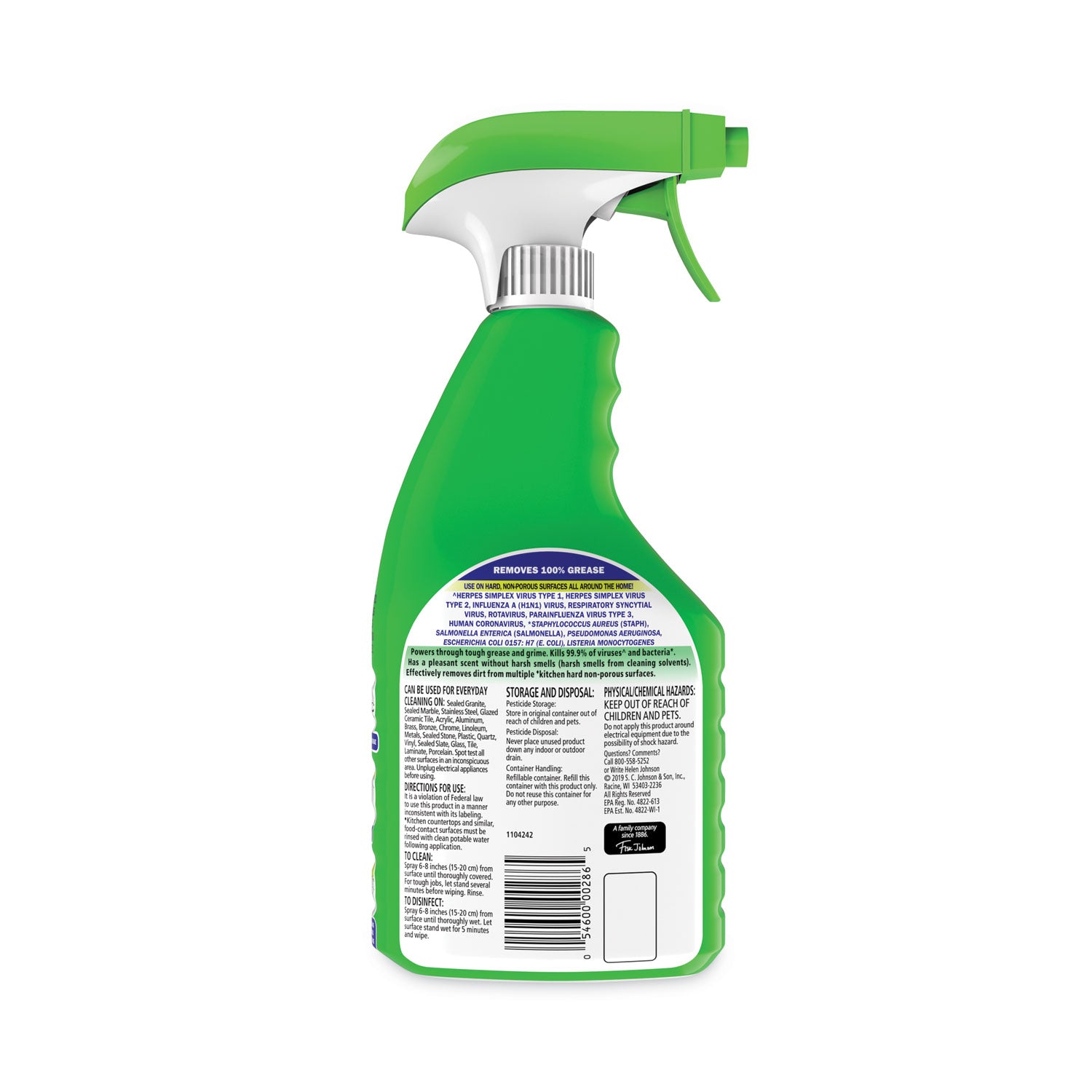Fantastik® Disinfectant Multi-Purpose Cleaner Fresh Scent, 32 Oz Spray Bottle