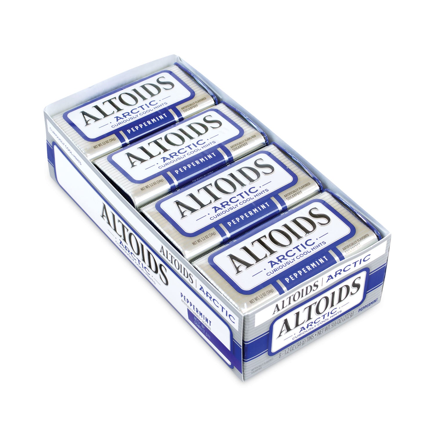 Altoids® Arctic Peppermint Mints, 1.2 oz, 8 Tins/Pack