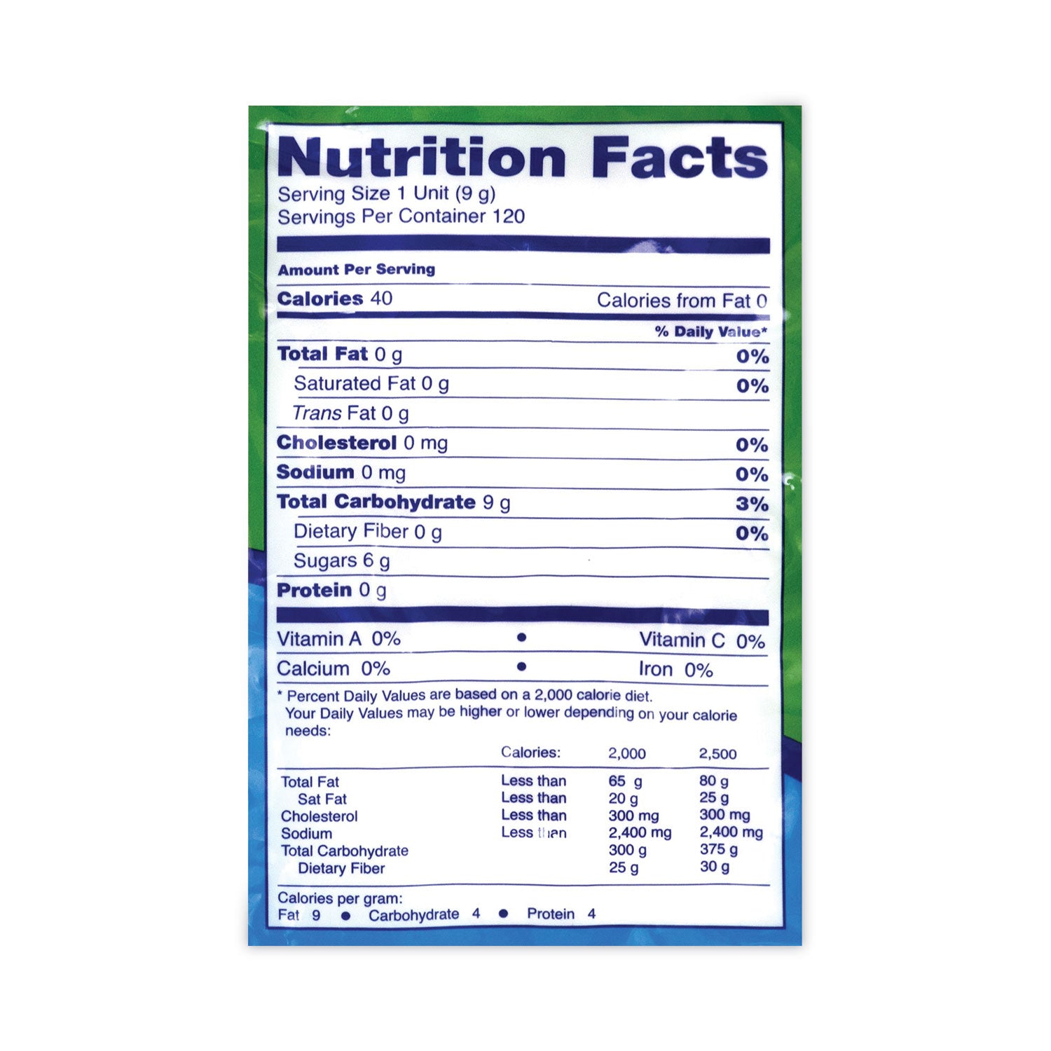 Colombina Jumbo Spearmint Balls, 0.04 oz, 120 Balls/Bag, 1 Bag/Carton