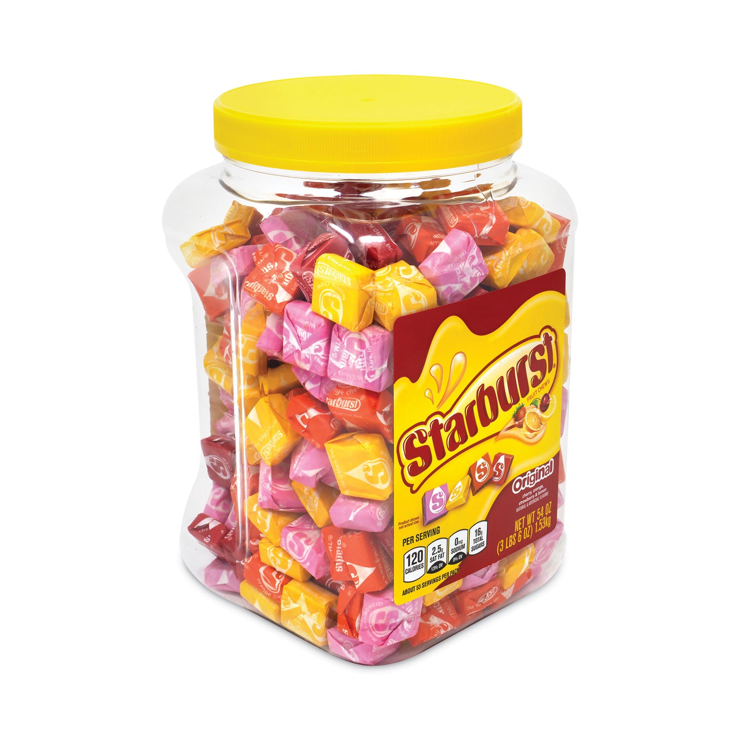 Starburst® Original Fruit Chews, Assorted, 54 oz Tub