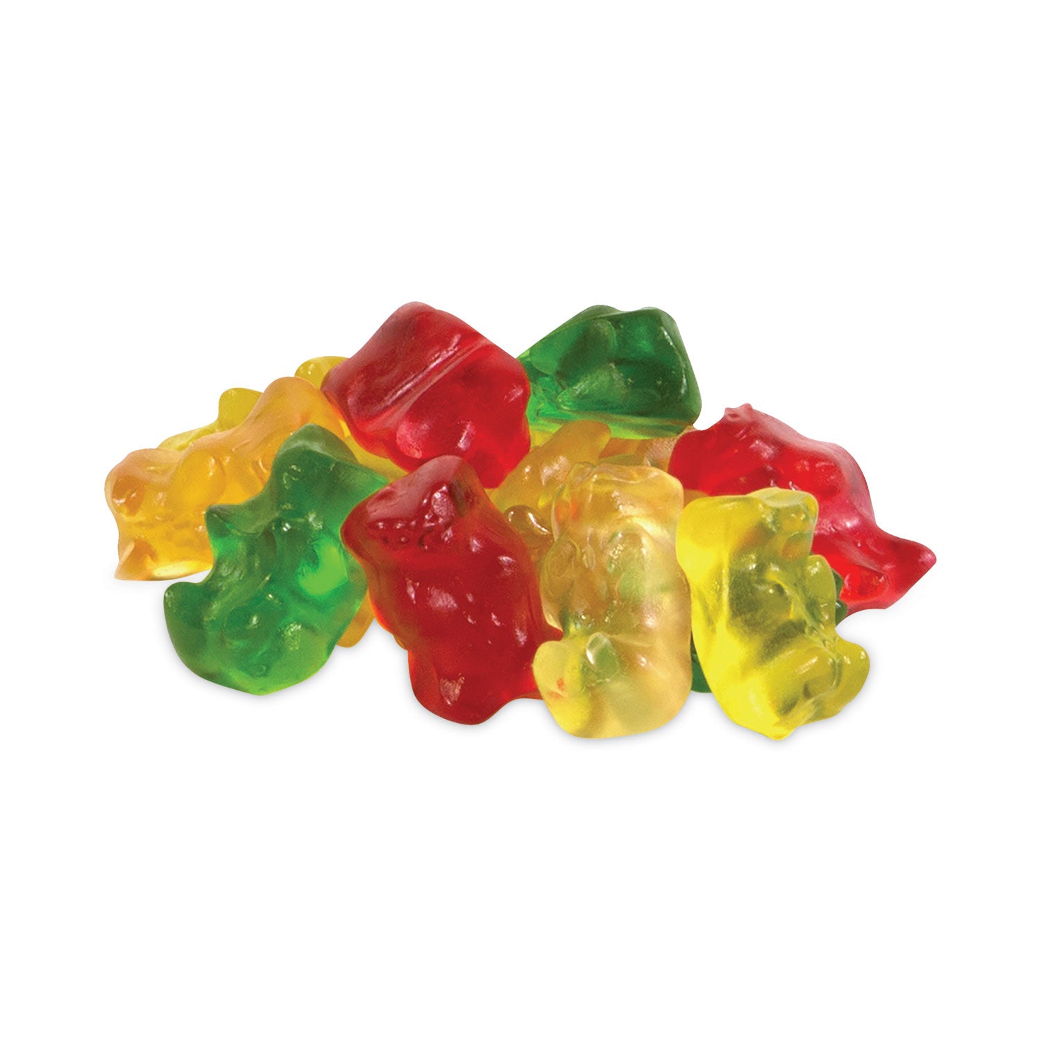 Haribo® Goldbears Gummi Candy, 0.4 oz Pouches, Lemon; Orange; Pineapple; Rasberry; Strawberry, 54/Carton
