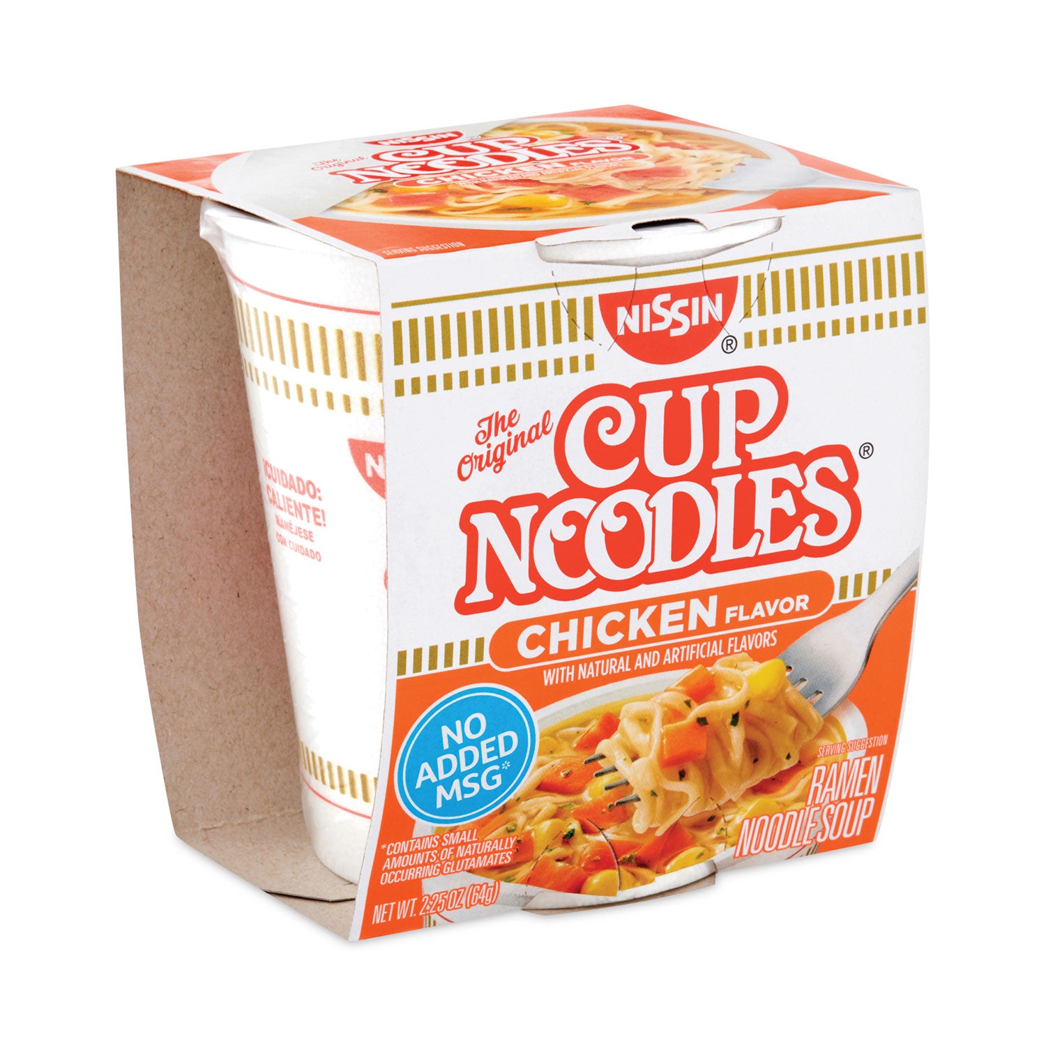 Nissin® Cup Noodles, Chicken, 2.25 oz Cup, 24 Cups/Carton