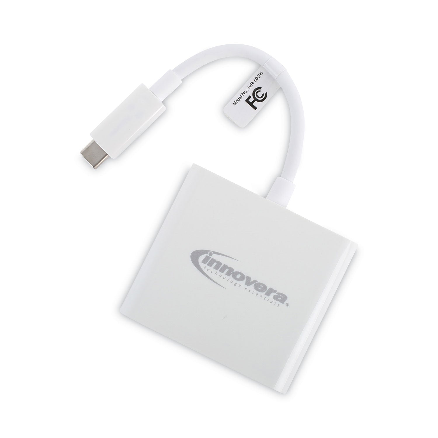 USB Type-C HDMI Multiport Adapter, HDMI/USB-C/USB 3.0, 0.65 ft, White