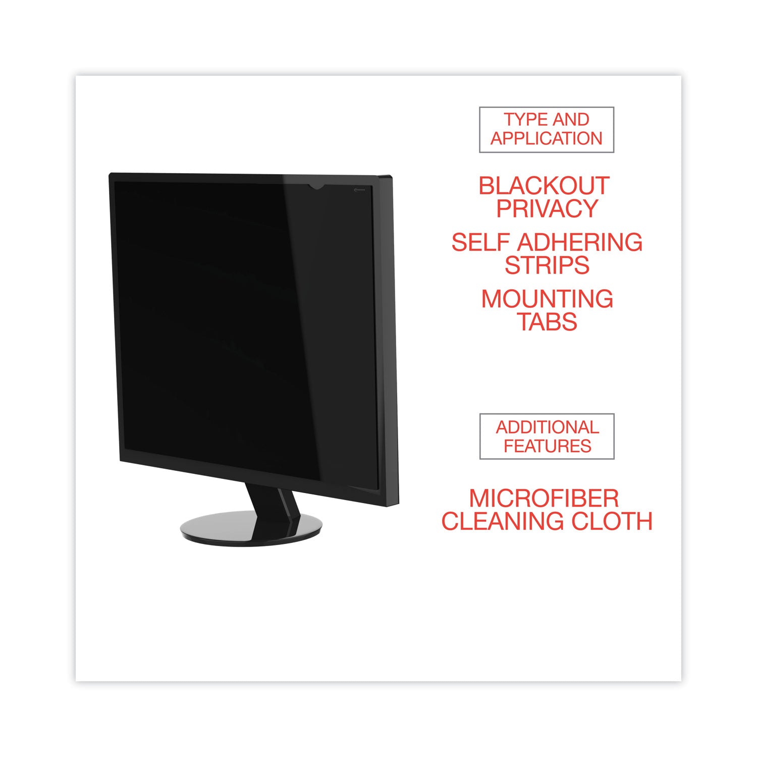Innovera® Blackout Privacy Filter for 19" Flat Panel Monitor