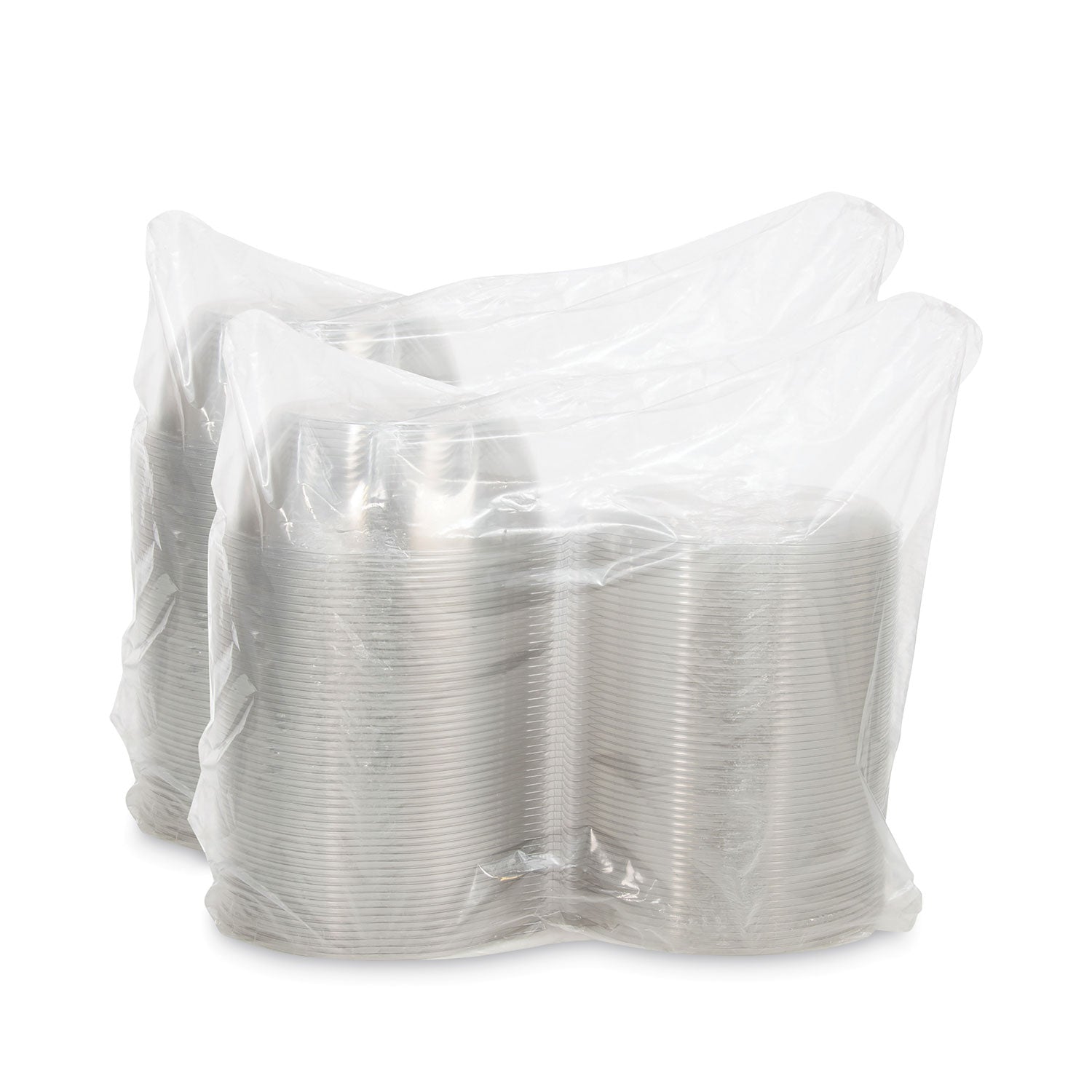 Dart® Tamper-Resistant, Tamper-Evident Bowls with Dome Lid, 64 oz, 8.9" Diameter x 4" h, Clear, Plastic, 100/Carton