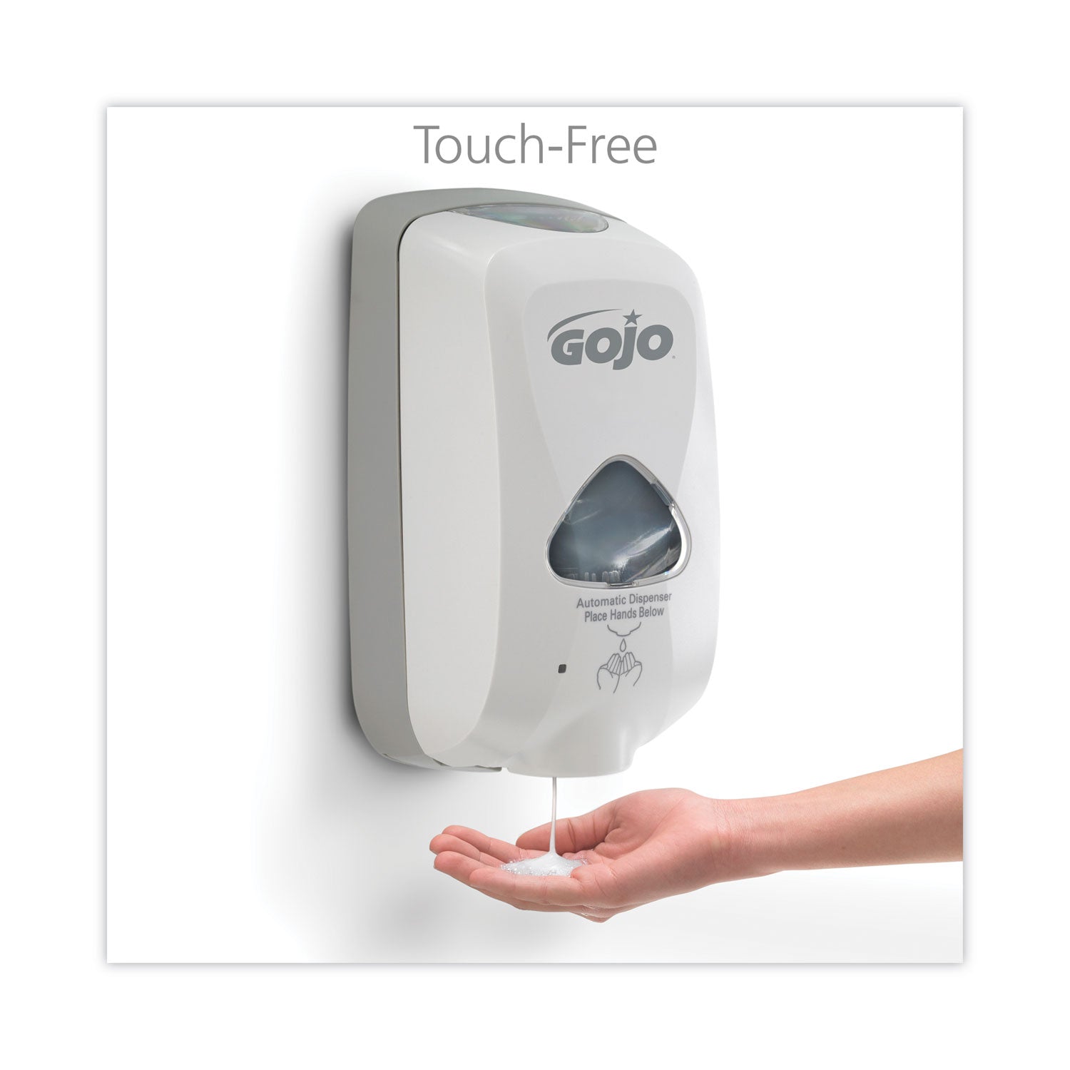 GOJO® Tfx Touch-Free Automatic Foam Soap Dispenser, 1,200 Ml, 4.1 X 6 X 10.6, Gray