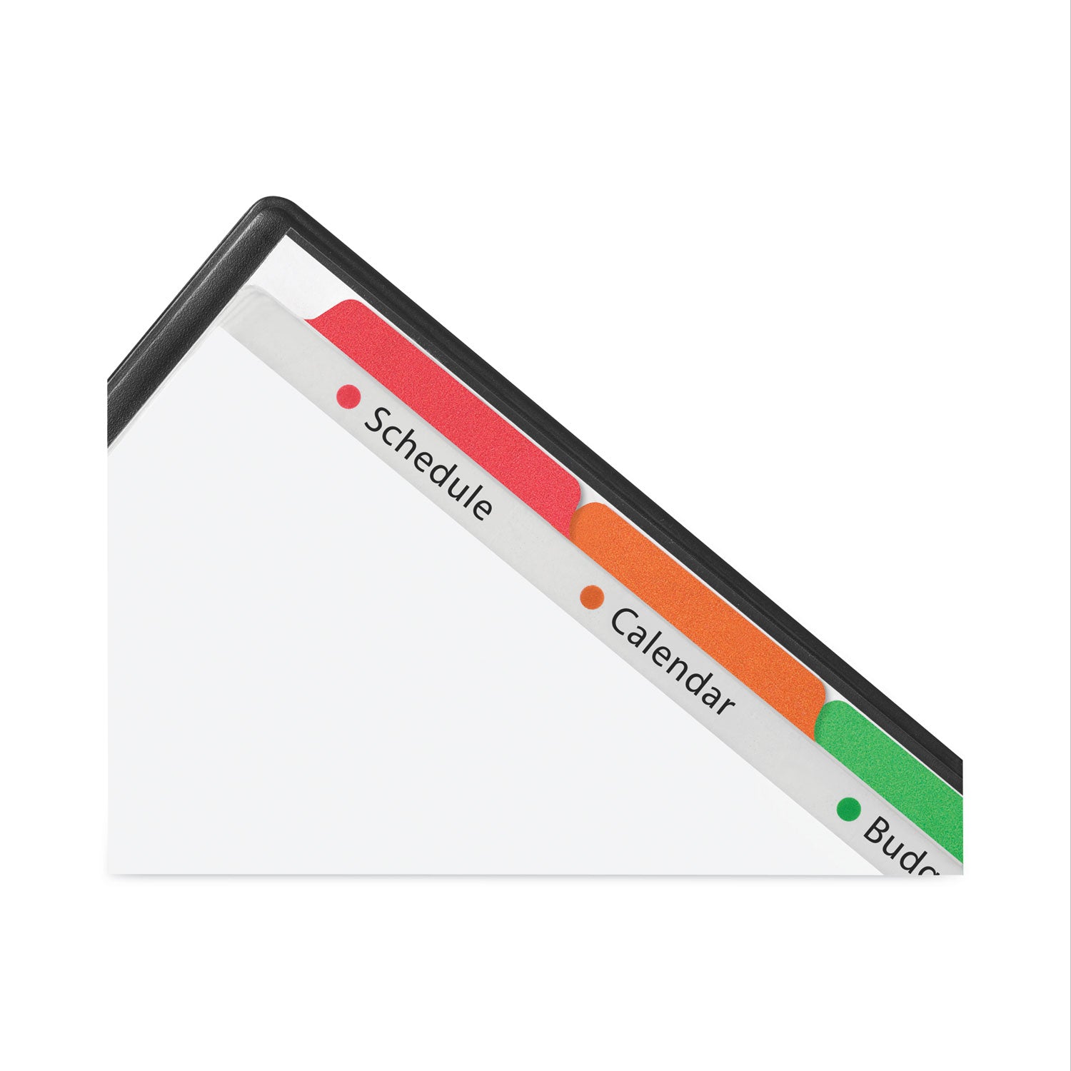 Avery® Clear Easy View Plastic Dividers With Multicolored Tabs And Sheet Protector, 5-Tab, 11 X 8.5, Clear, 1 Set