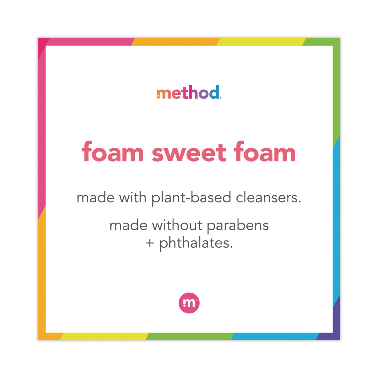 Method® Foaming Hand Wash, Green Tea and Aloe Scent, 10 oz