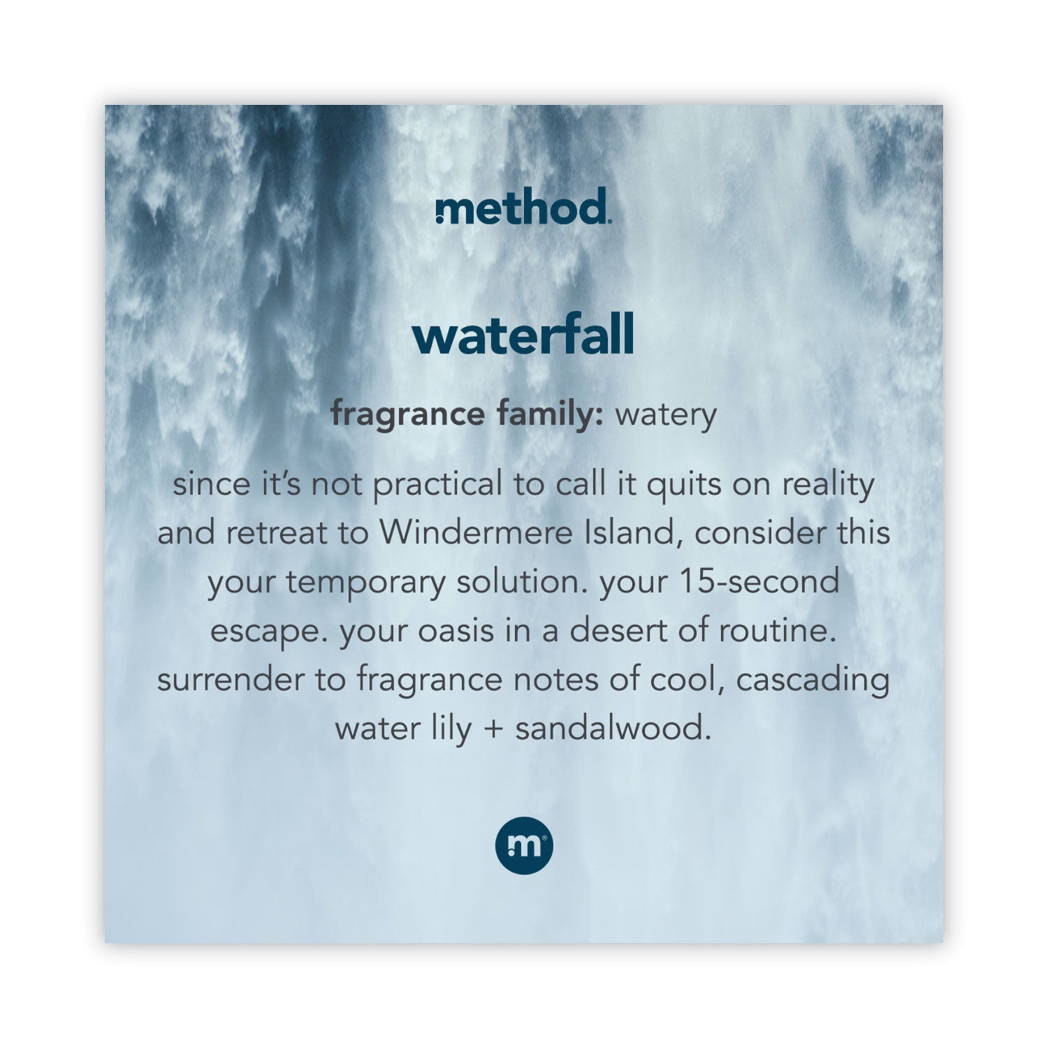Method® Foaming Hand Wash, Waterfall Scent, 10 oz, 6/Carton