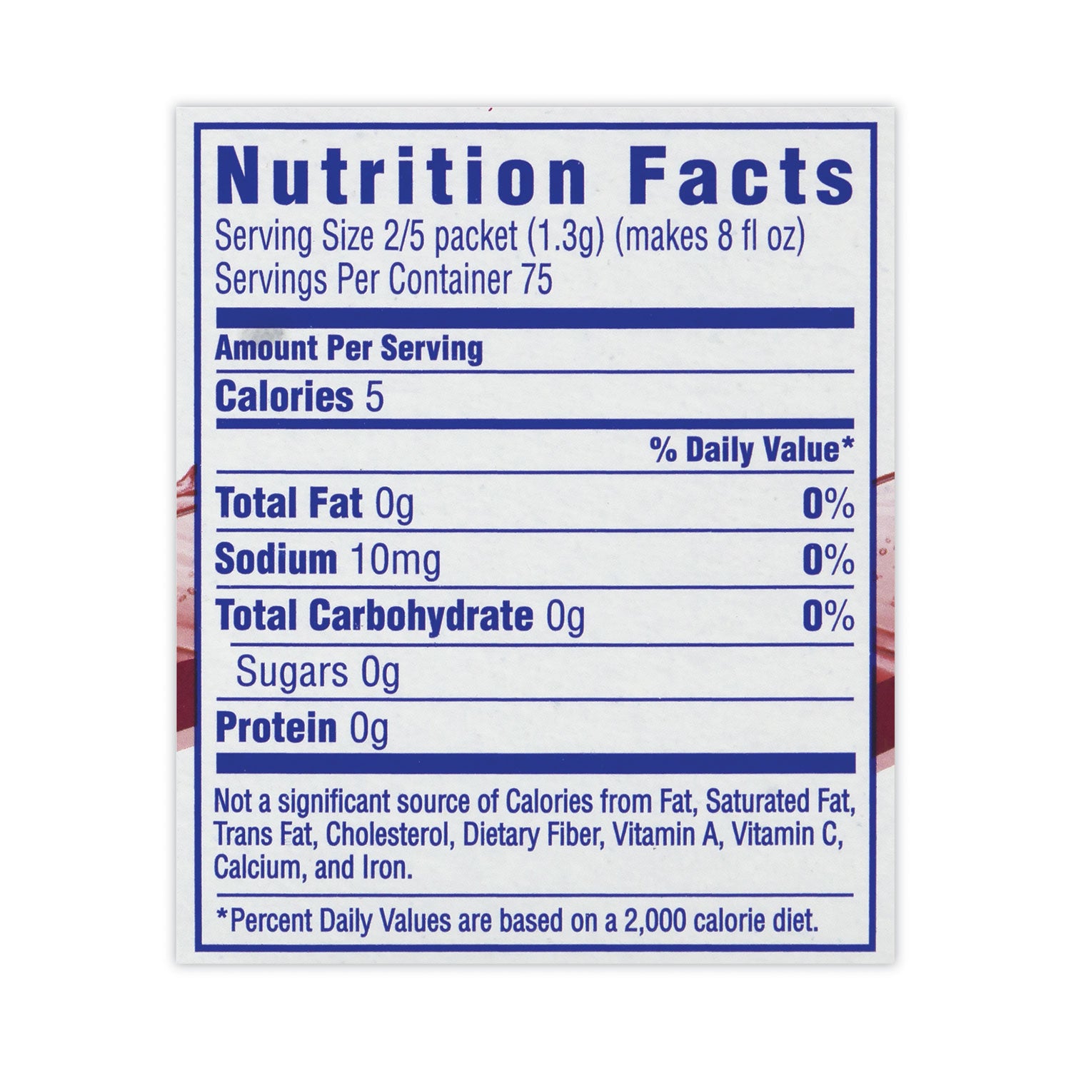 Crystal Light® On-The-Go Sugar-Free Drink Mix, Fruit Punch, 0.11 oz Single-Serving Tubes, 30/Box, 2 Boxes/Carton