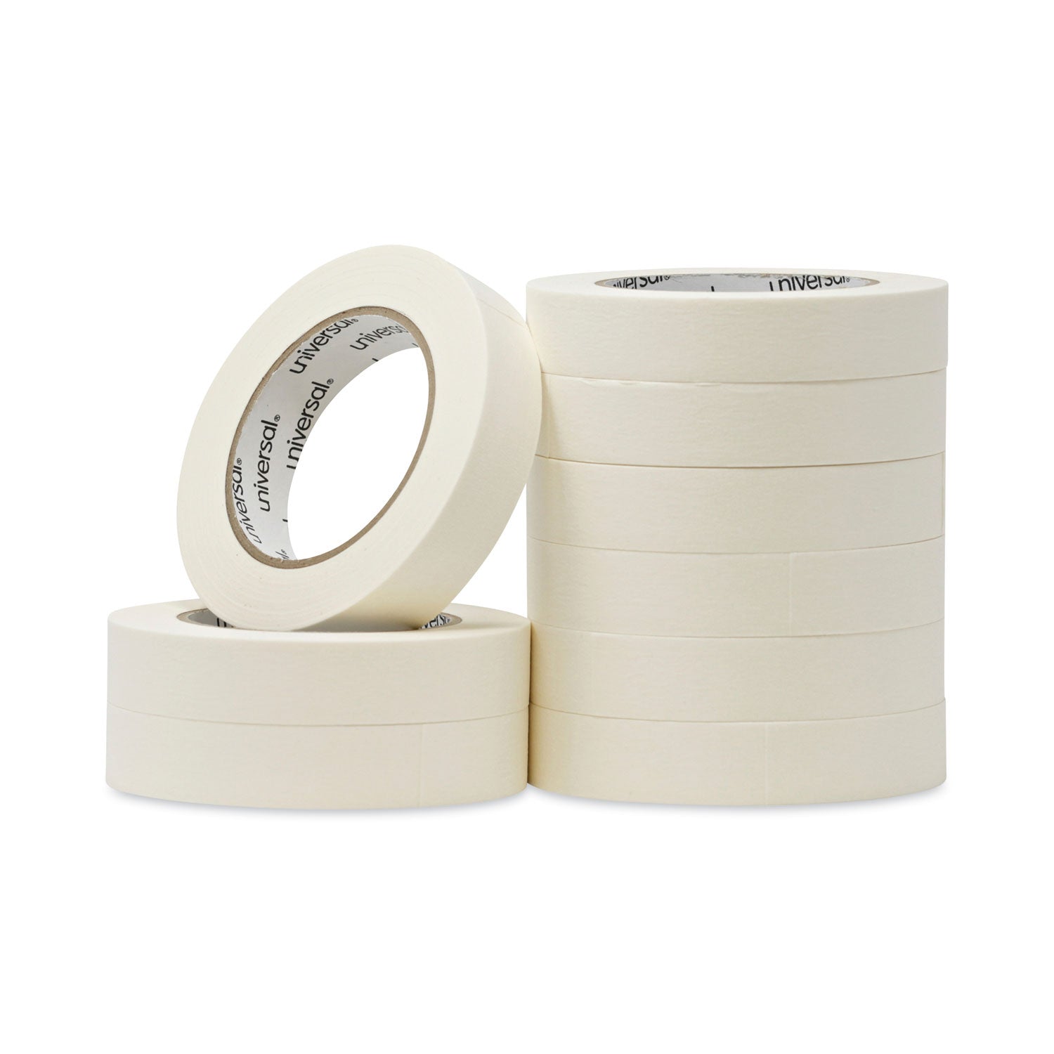 Universal® General-Purpose Masking Tape, 3" Core, 24 Mm X 54.8 M, Beige, 36/carton