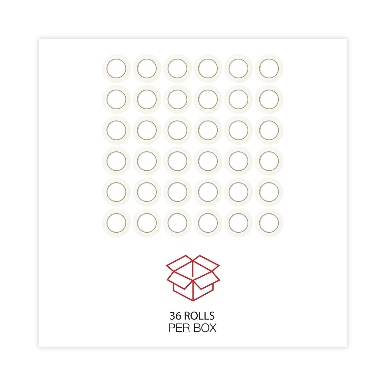 Universal® General-Purpose Masking Tape, 3" Core, 24 Mm X 54.8 M, Beige, 36/carton