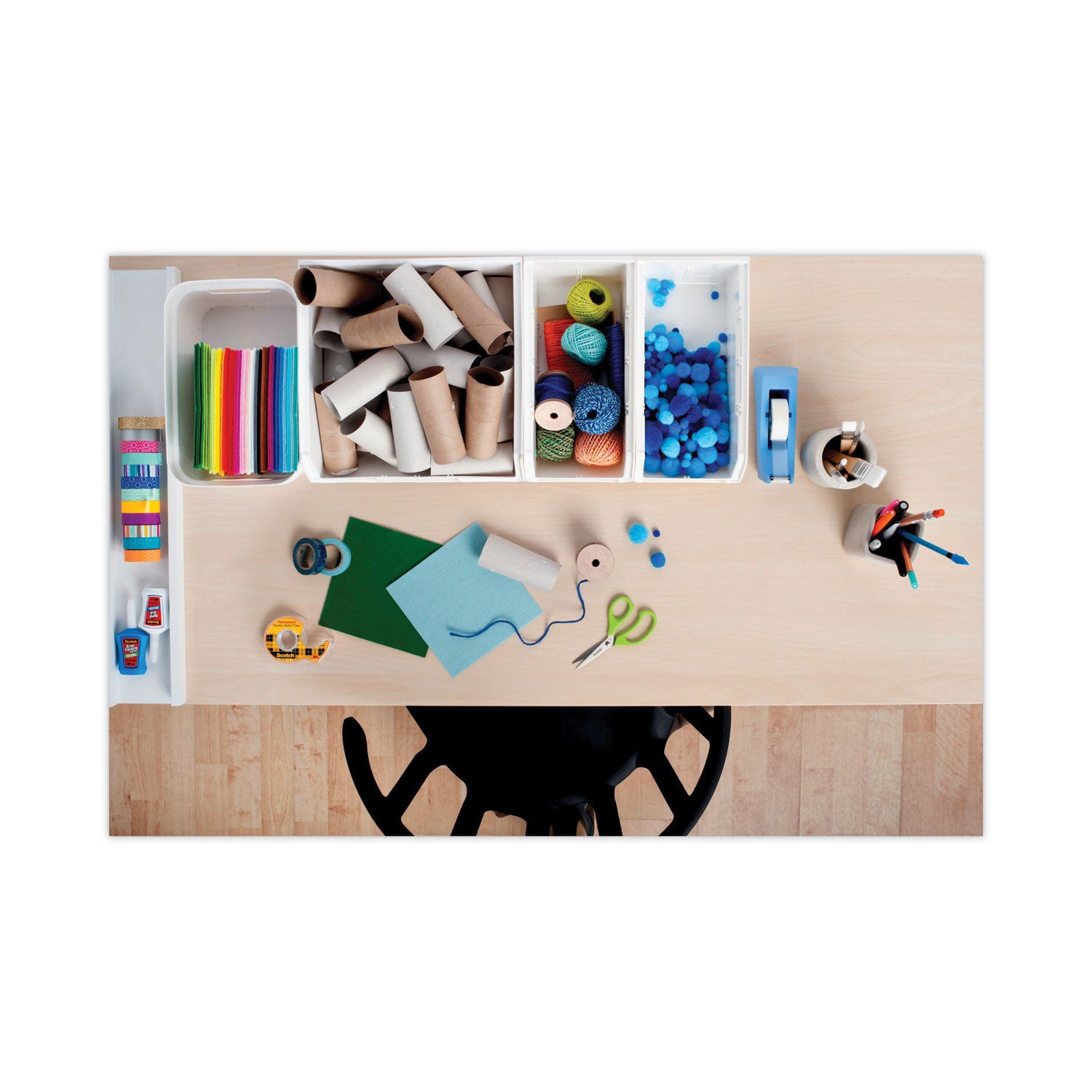 Scotch® Double-Sided Removable Tape In Handheld Dispenser, 1" Core, 0.75" X 33.33 Ft, Clear