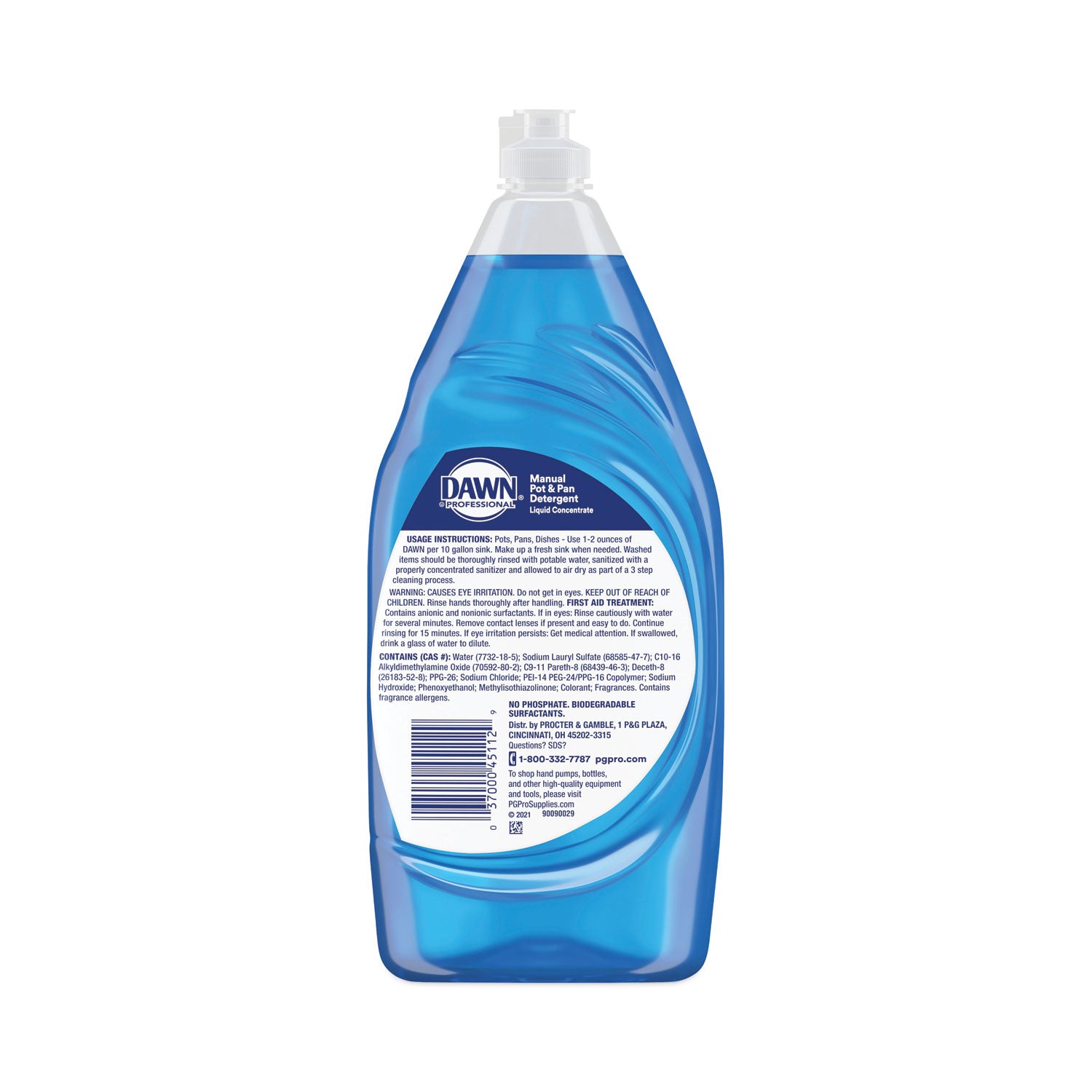 Dawn® Professional Manual Pot/pan Dish Detergent, 38 Oz Bottle, 8/carton